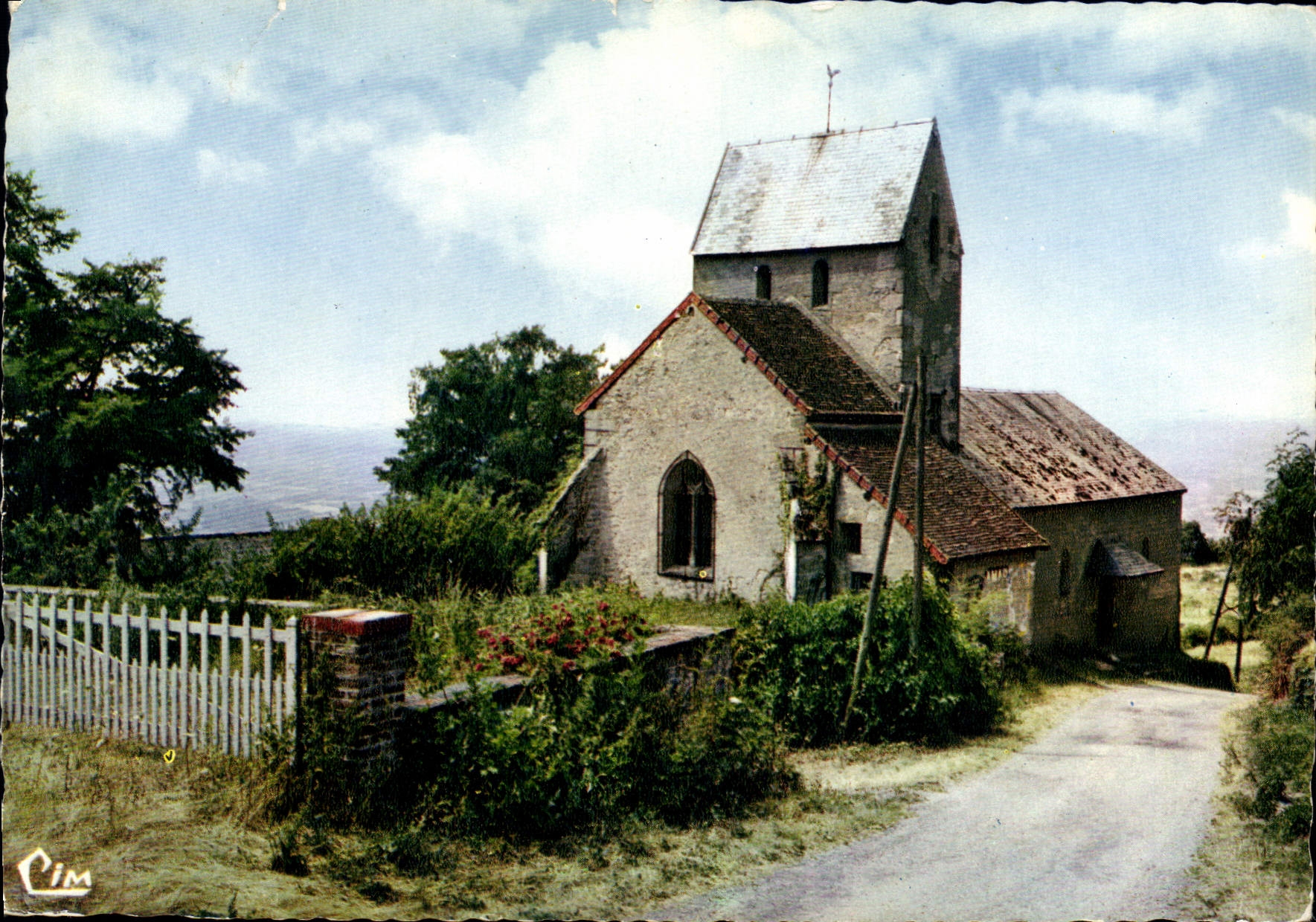 CPSM Uchon église