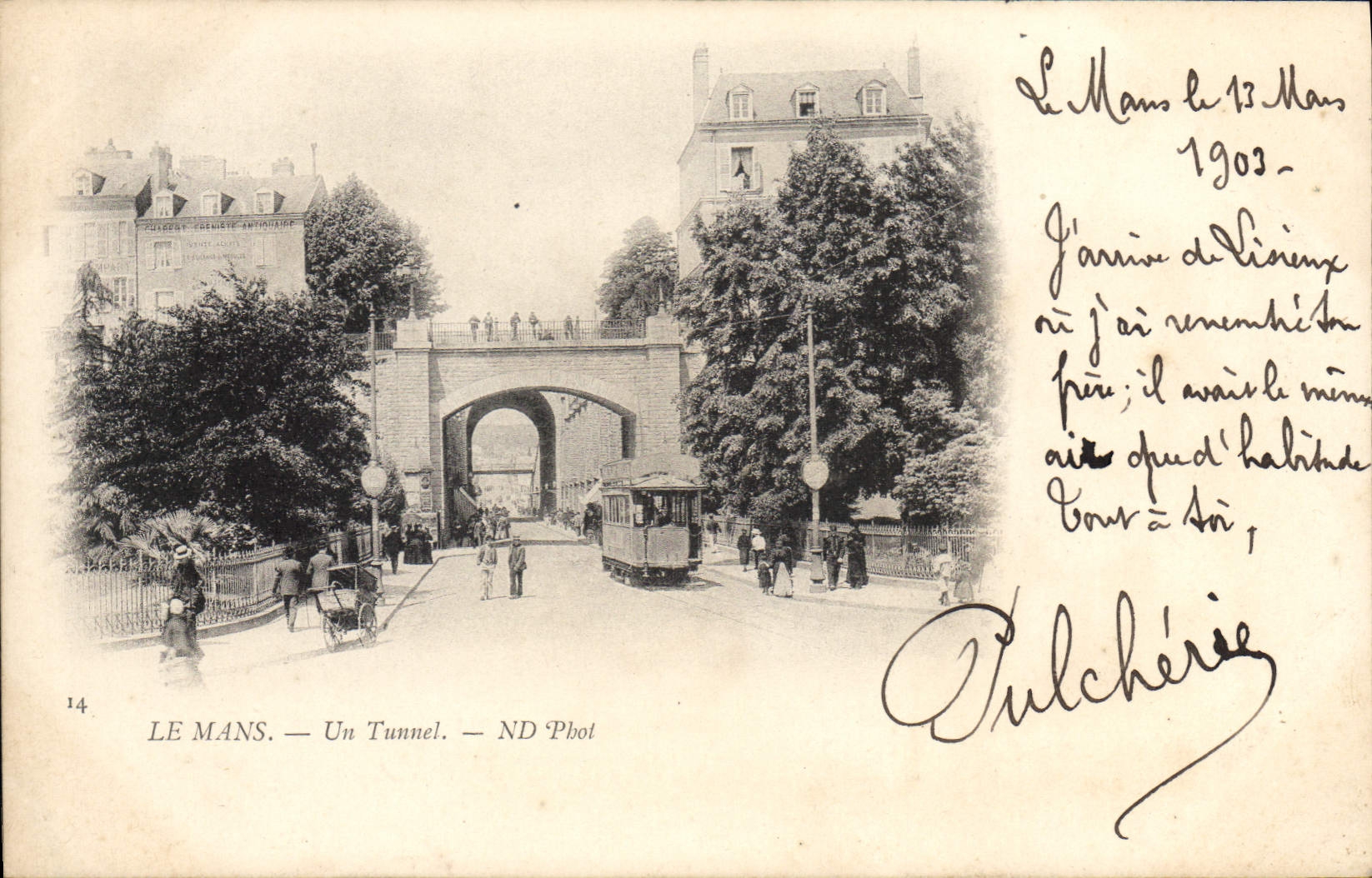 CPA Le Mans Un Tunnel