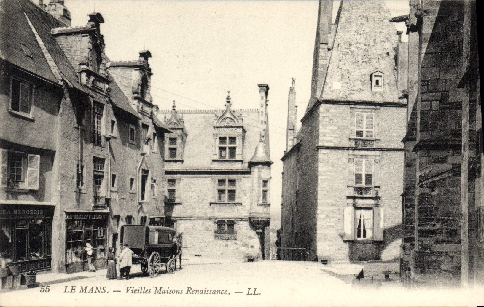CPA Le Mans Vieilles Maisons Renaissance