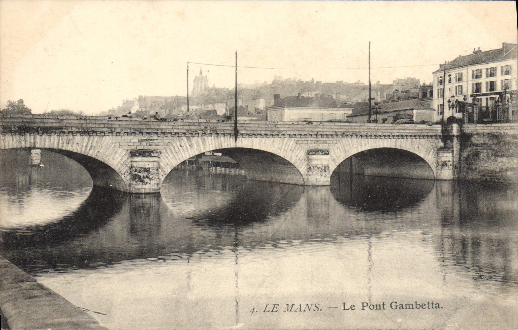CPA Le Mans Le Pont Gambetta