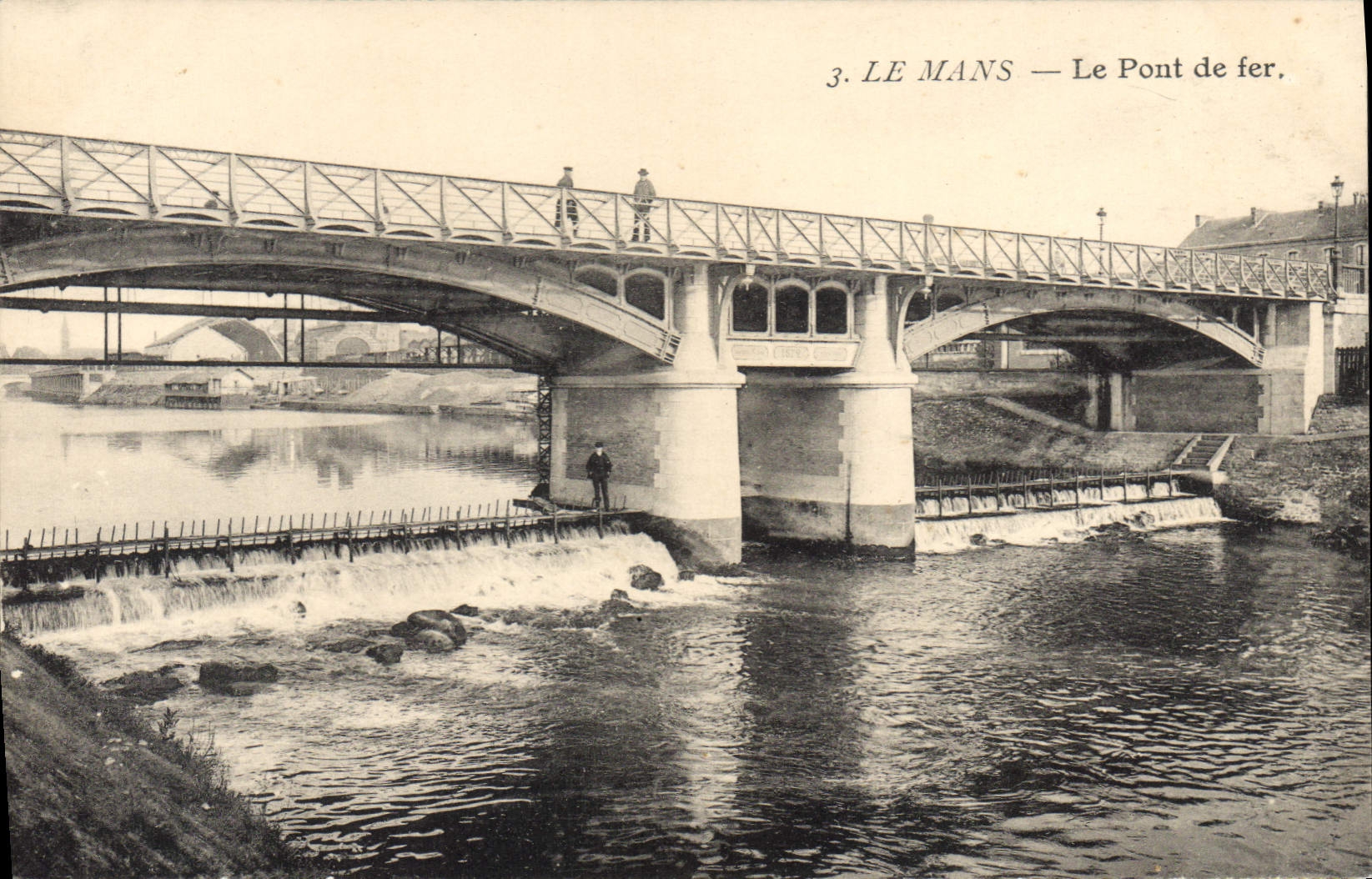 CPA Le Mans Le Pont De Fer