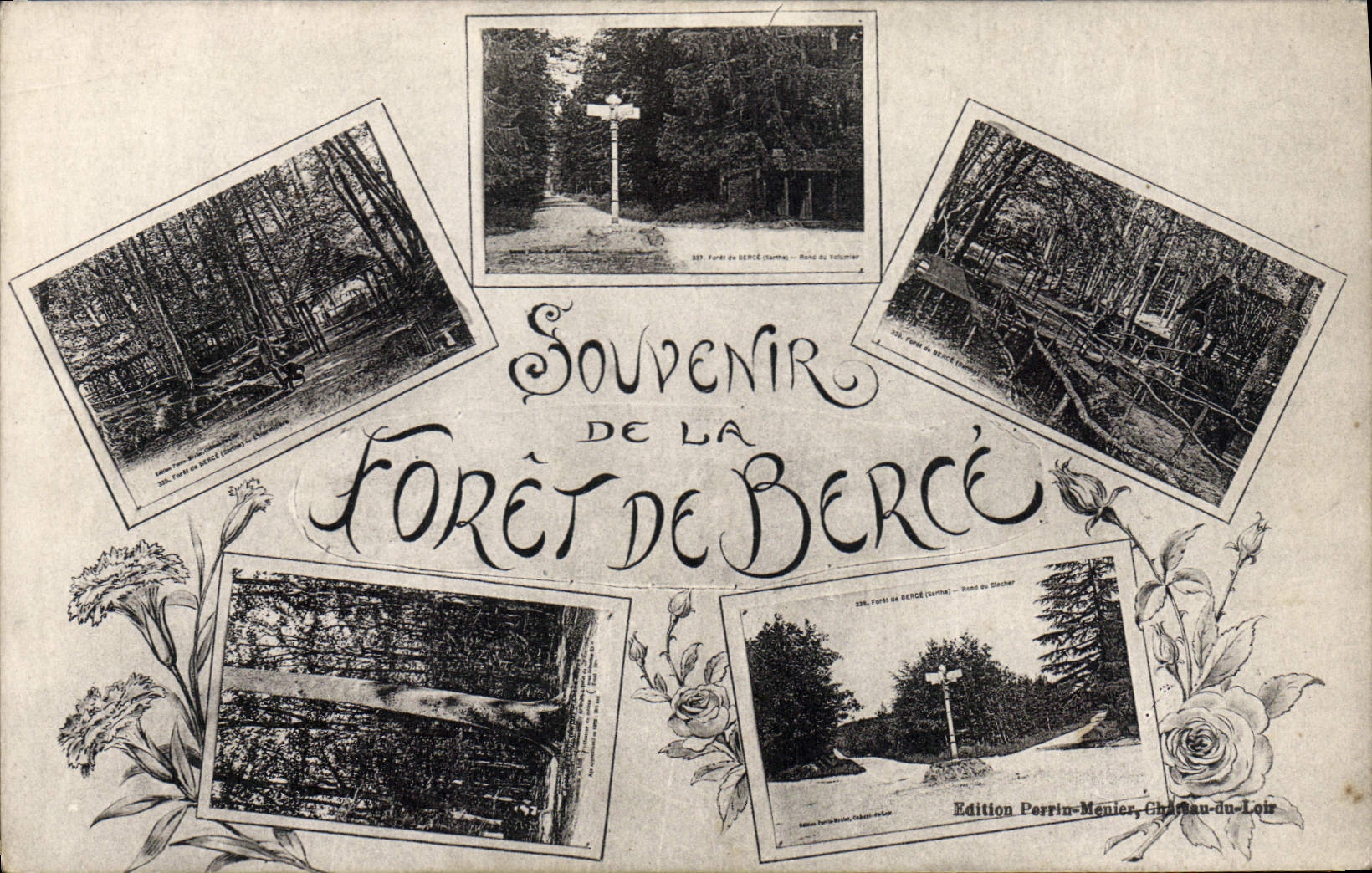CPA Foret De Bercey souvenir