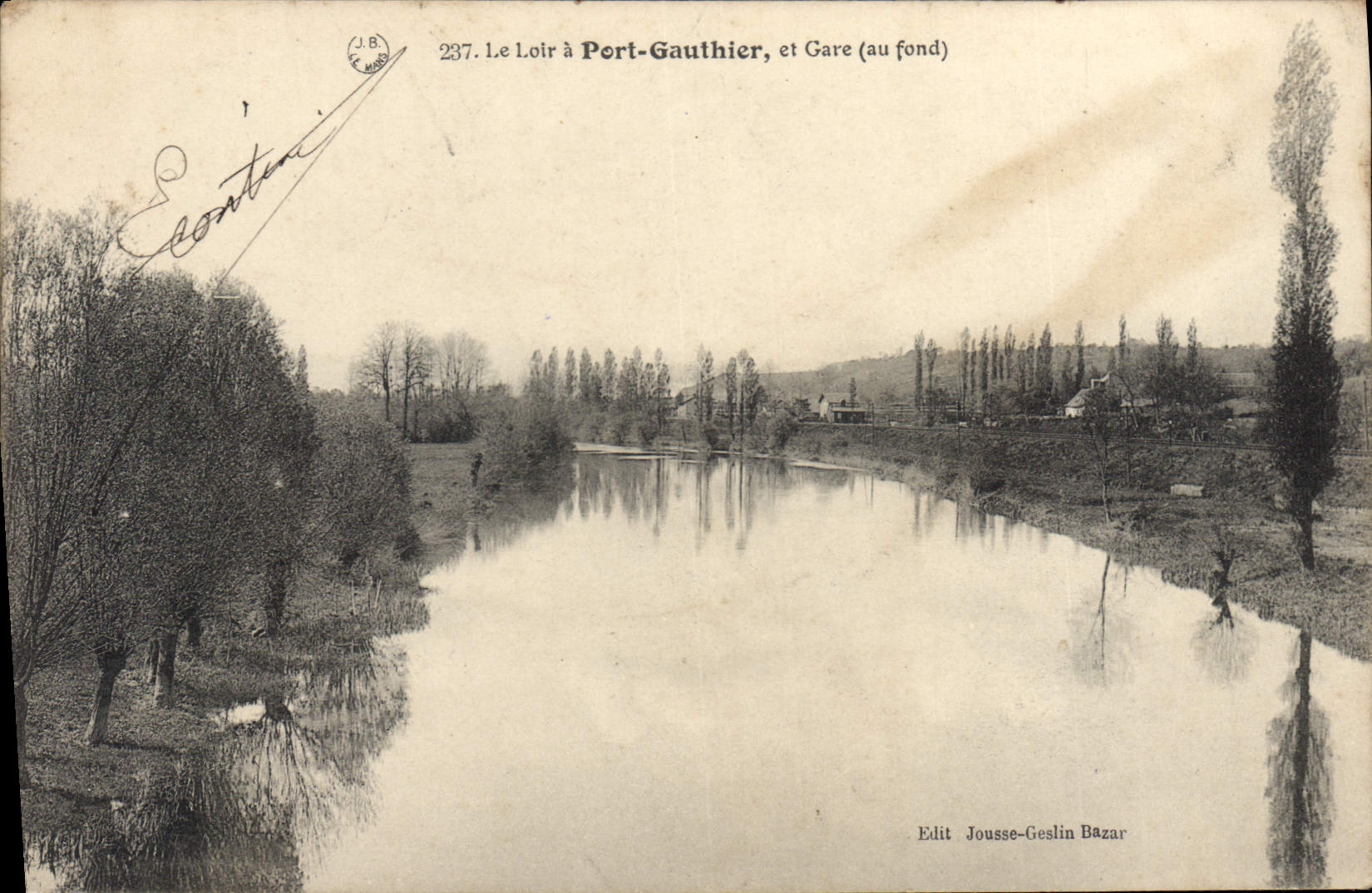 CPA Port Gauthier Et Gare