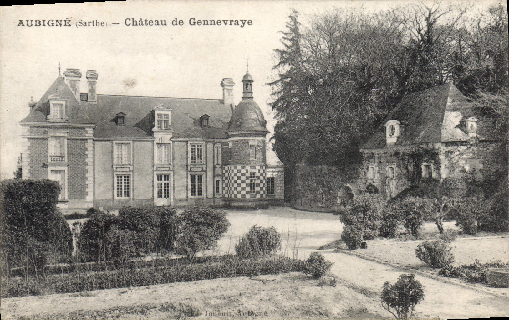 CPA Aubigne Chateau De Gennevraye