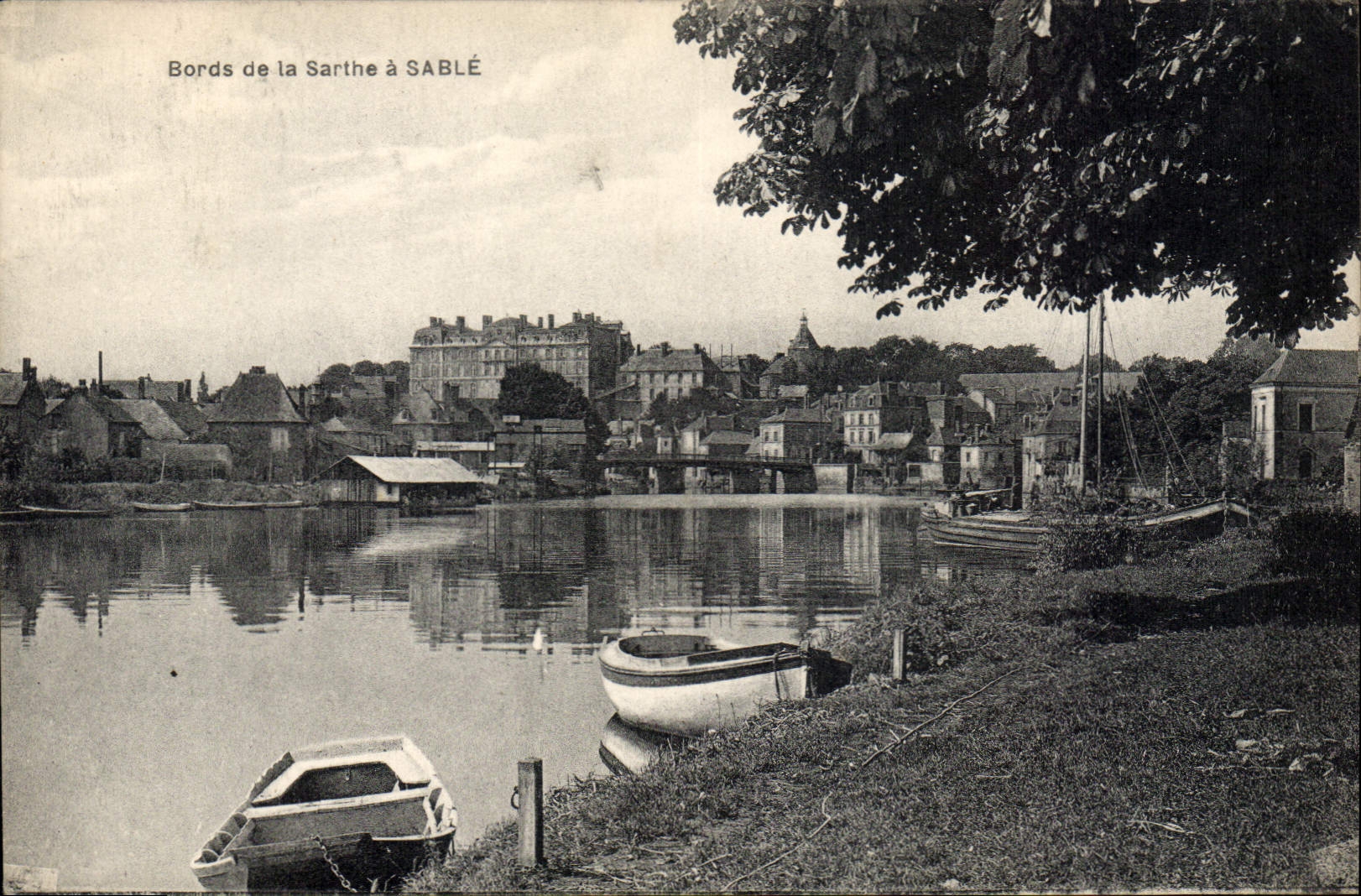 CPA Bords De La Sarthe A Sablé