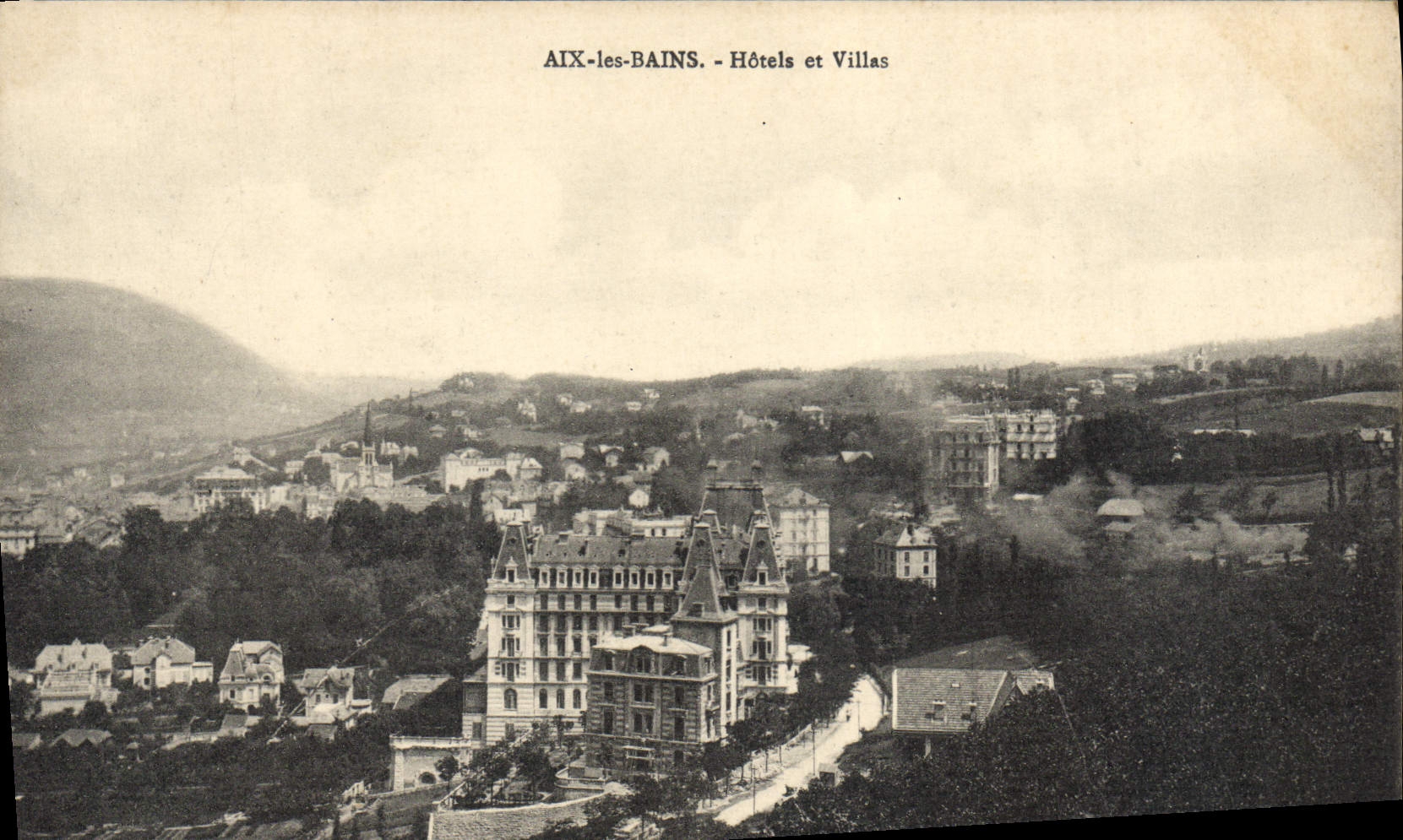 CPA Aix Les Bains Hotels Et Villas
