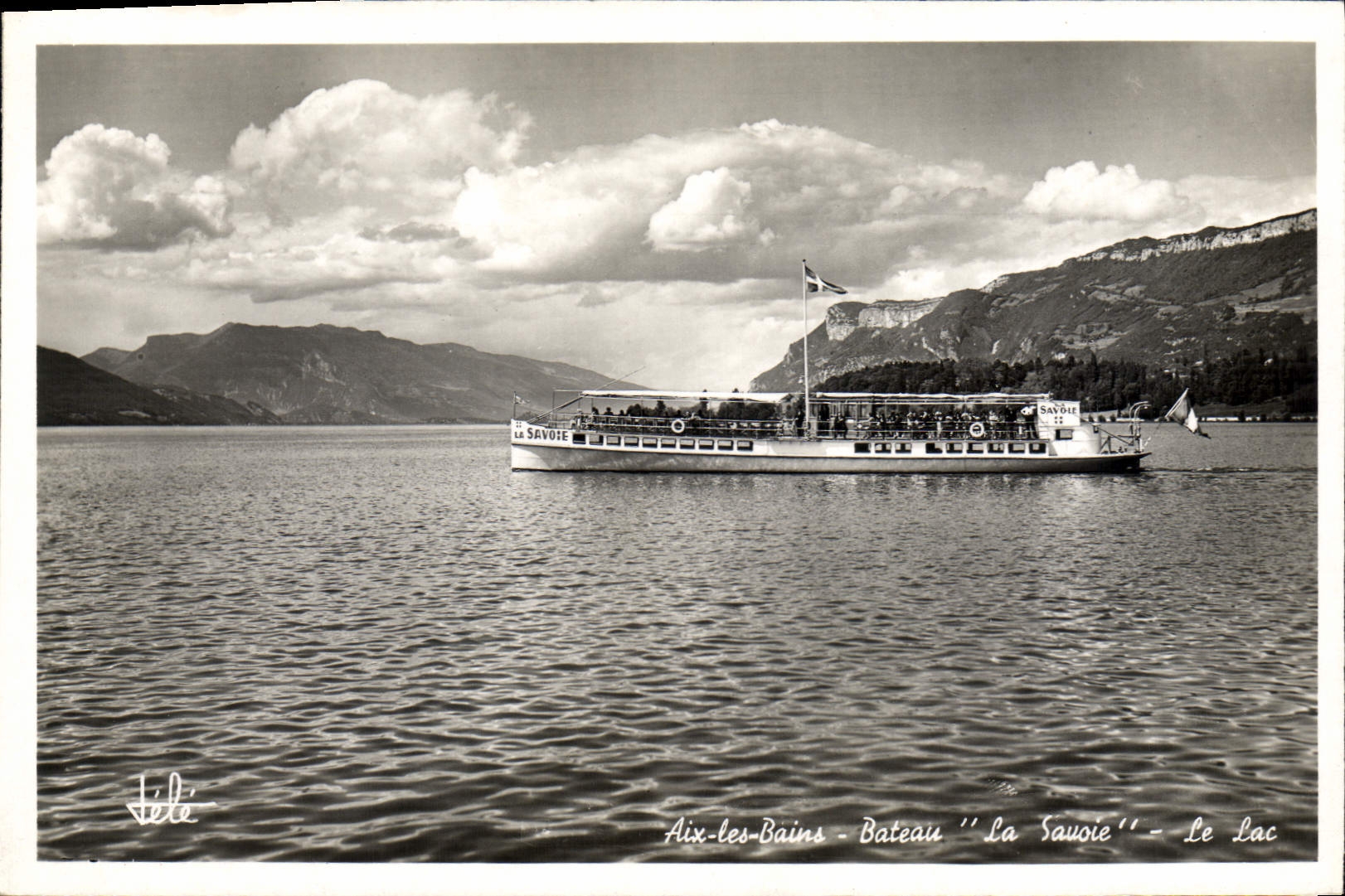 CPA Aix Les Bains Bateau La Savoie