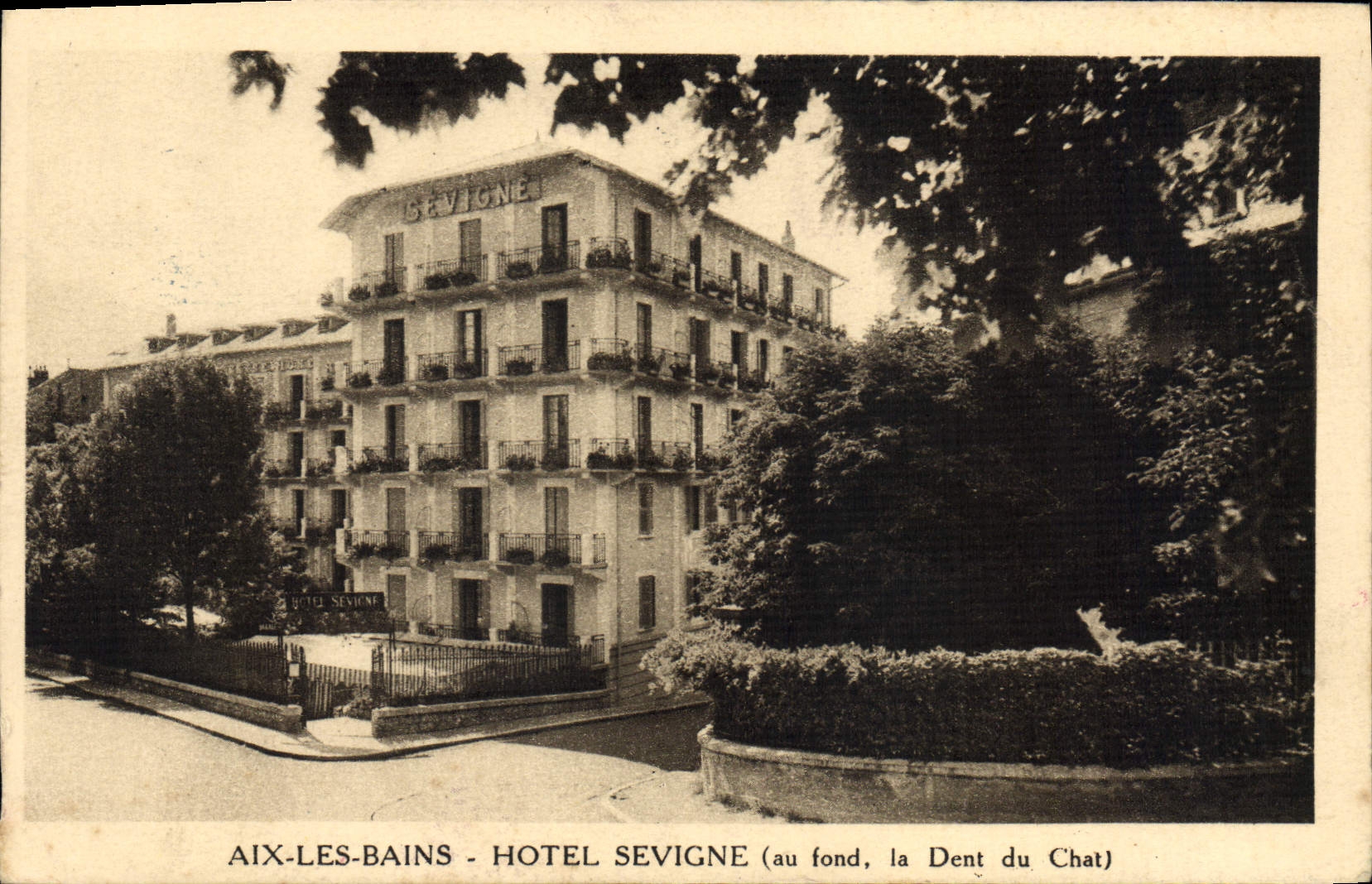 CPA Aix Les Bains Hotel Sevigne