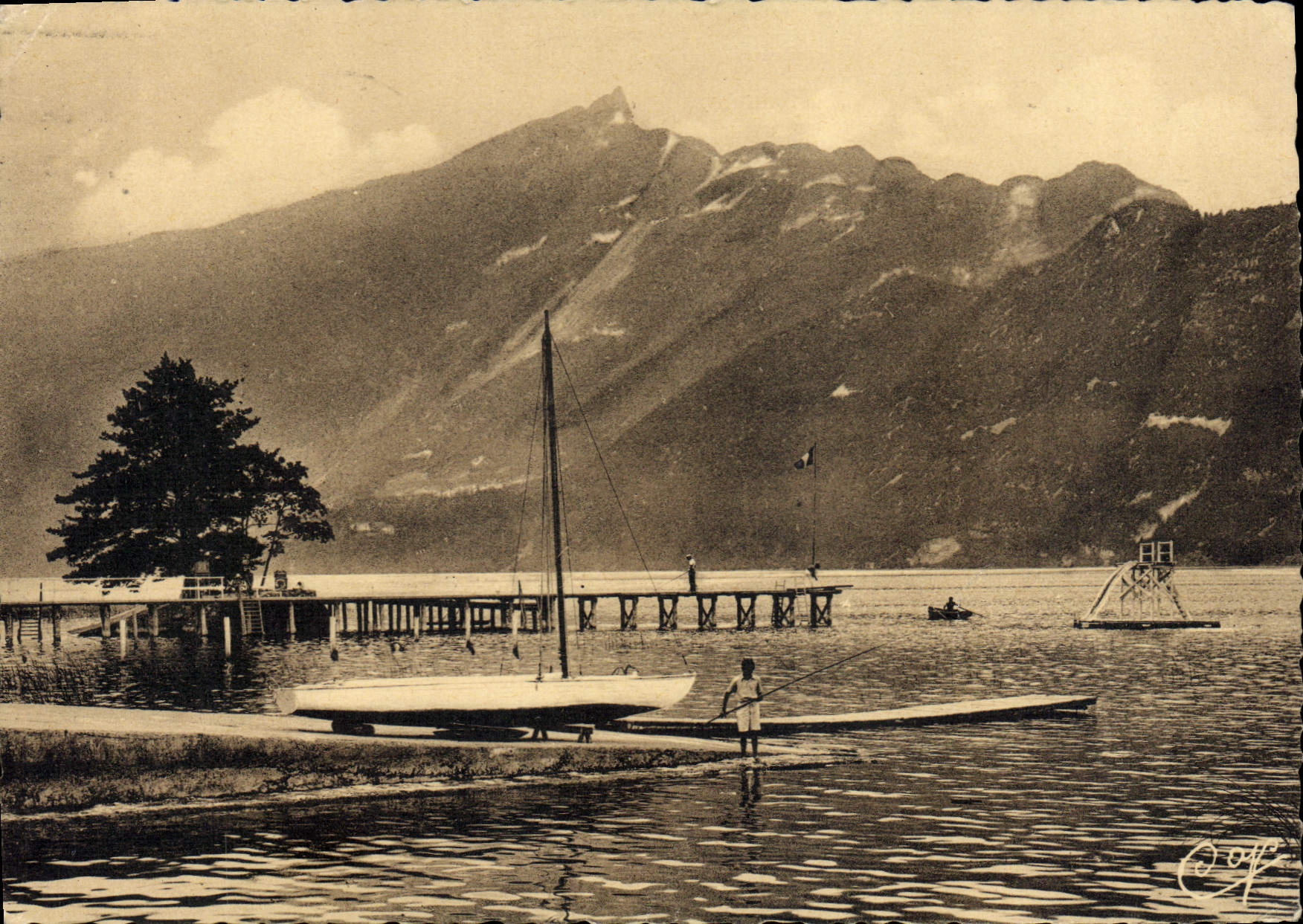 CPSM Aix Les Bains Le Lac Du Bourget