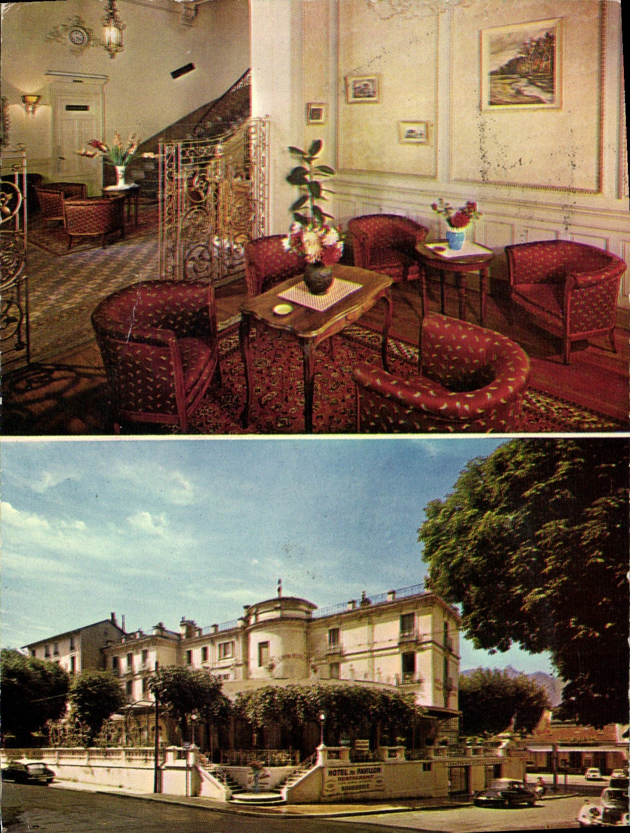 CPSM Aix Les Bains Pavillon Rivollier hotel restaurant