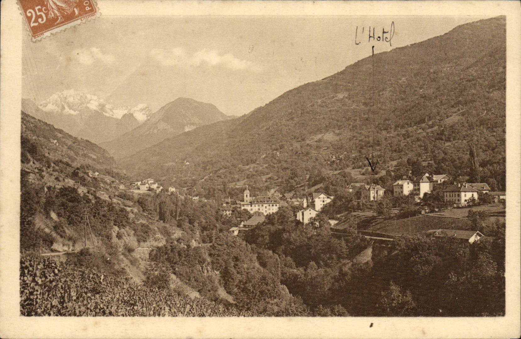 CPA Brides Les Bains La Vallee Et Les Glaciers