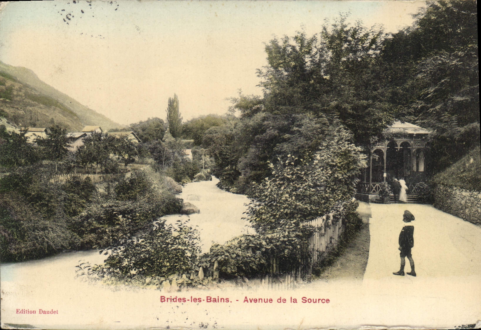 CPA Brides Les Bains Avenue De La Source