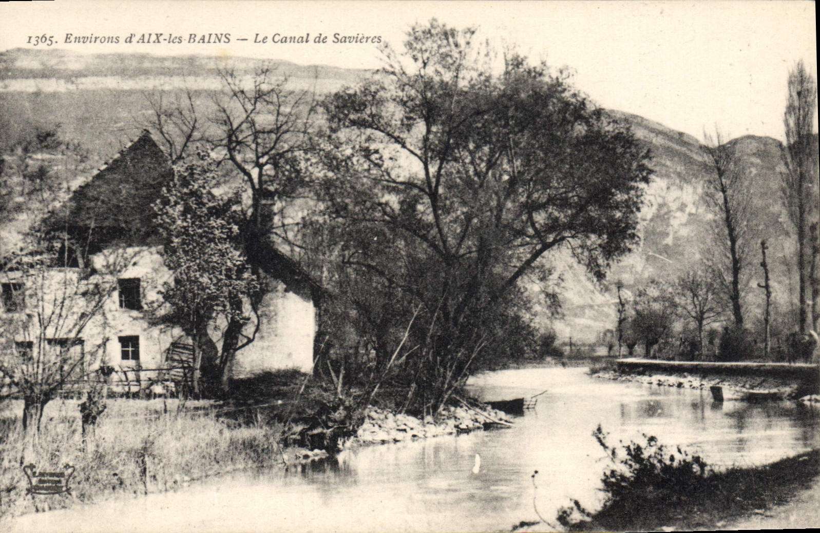 CPA Aix Les Bains Le Canal De Savieres