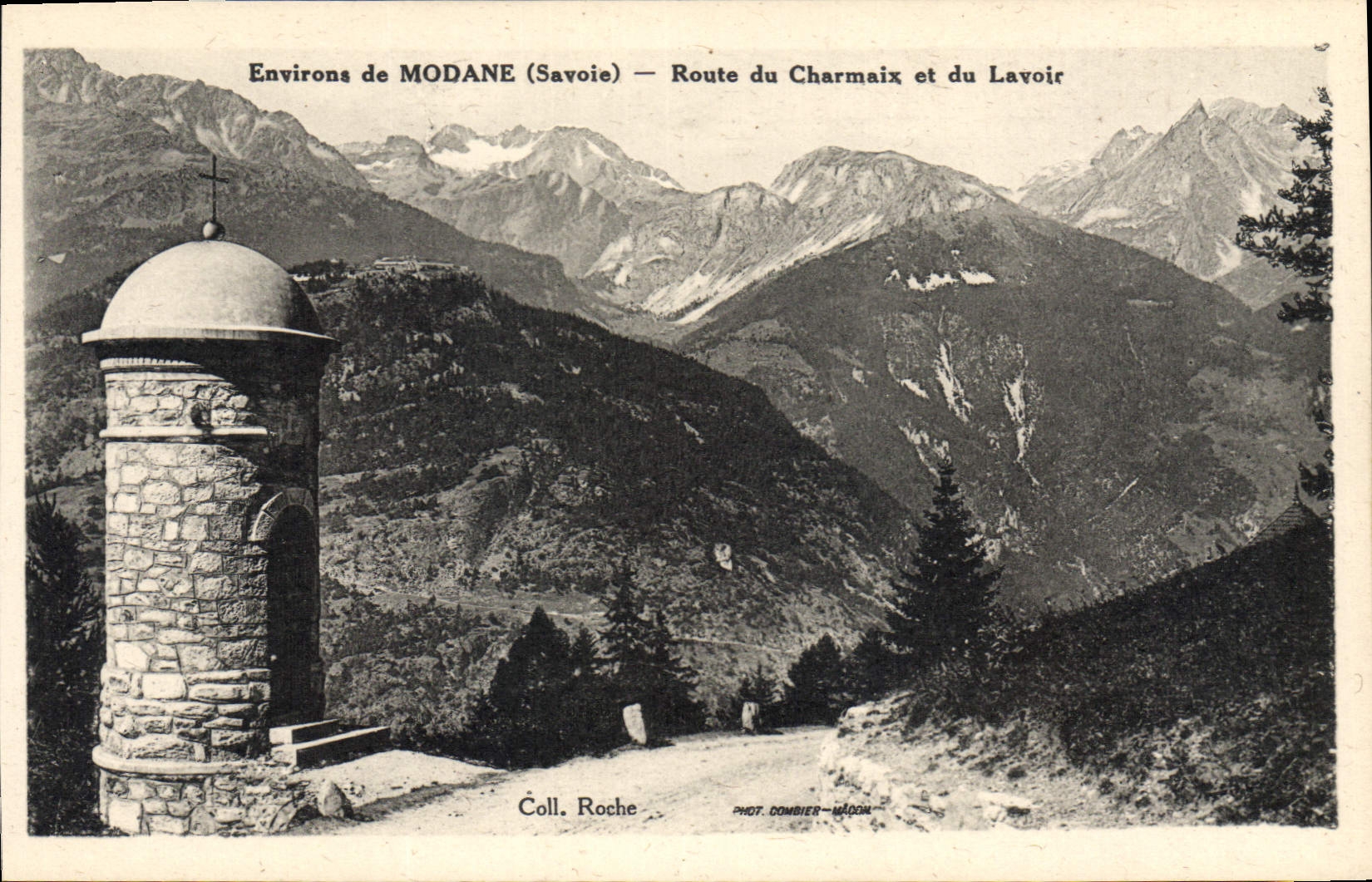 CPA Modane Route Du Charmaix Et Du Lavoir