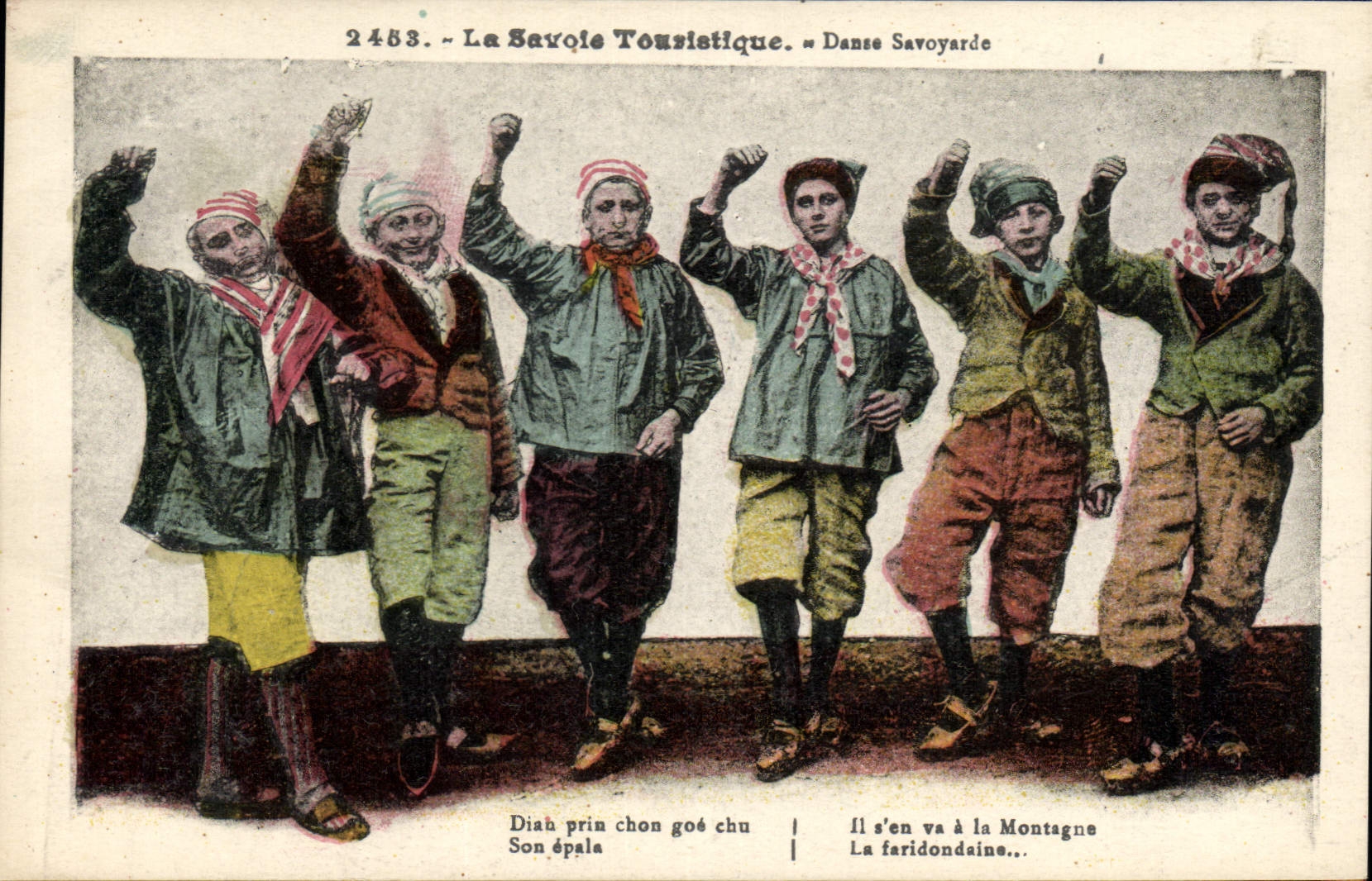 CPA La Savoie Touristique Danse savoyarde la faridondaine
