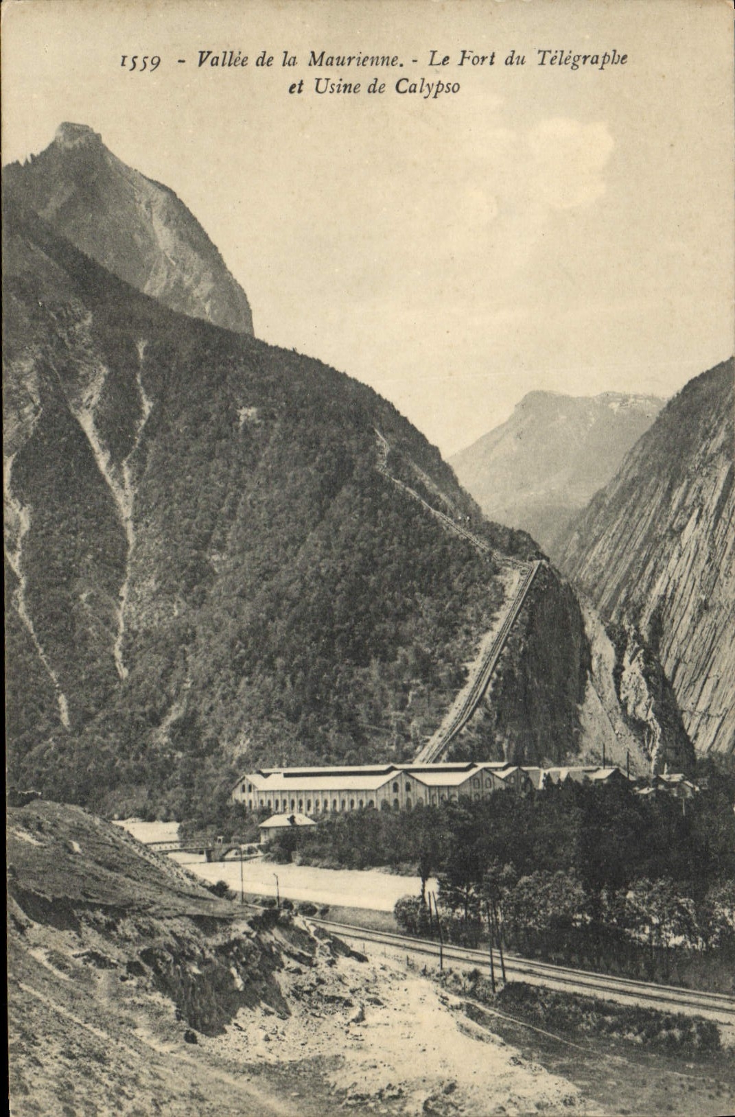 CPA Valle De La Maurienne Le Fort Du Telegraphe usine de Calypso