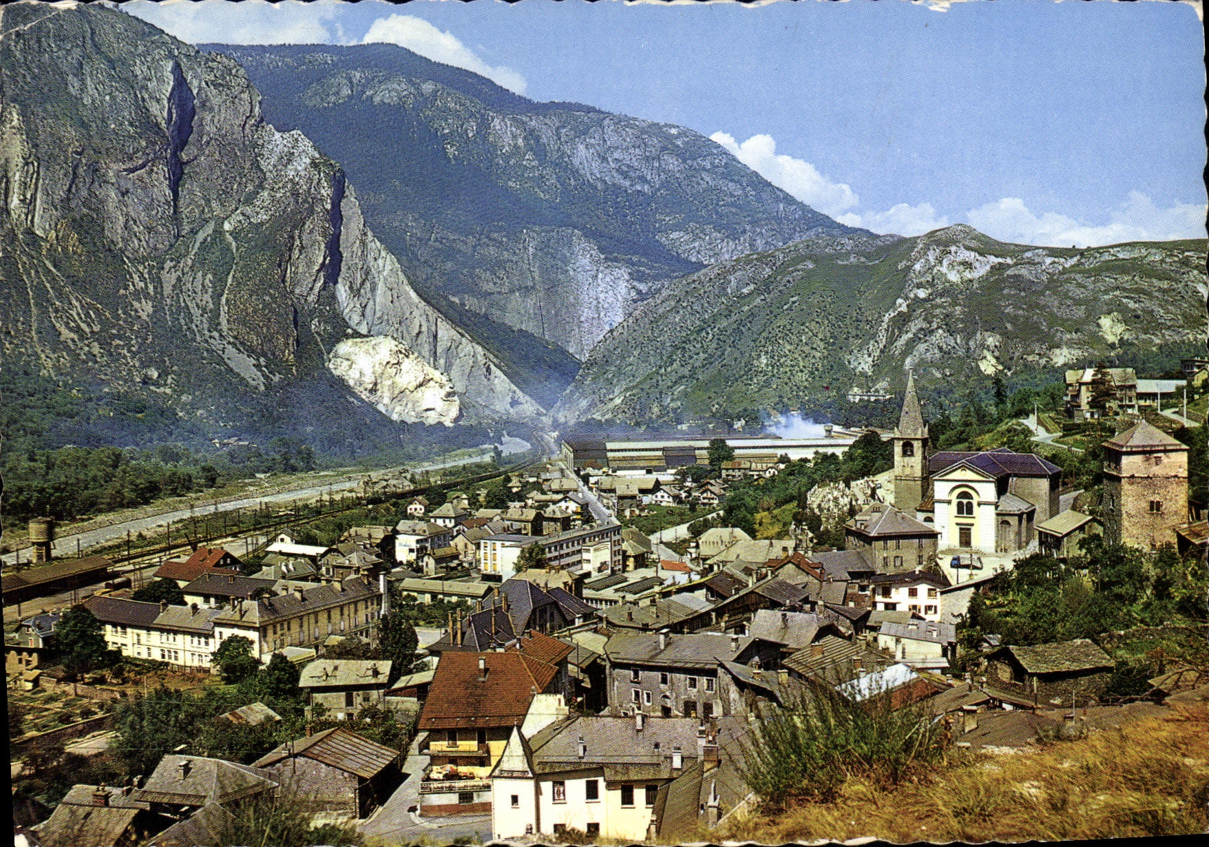 CPSM St Michel De Maurienne Village