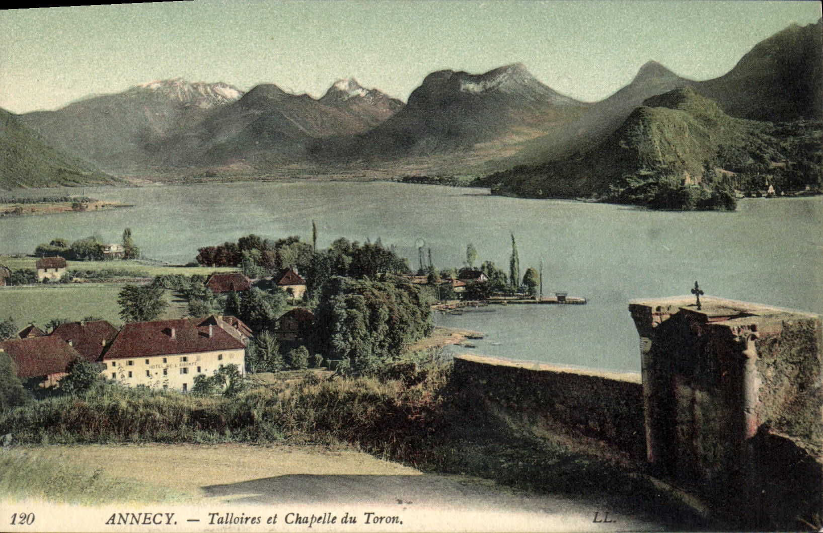CPA Annecy Talloires Et Chapelle Du Toron