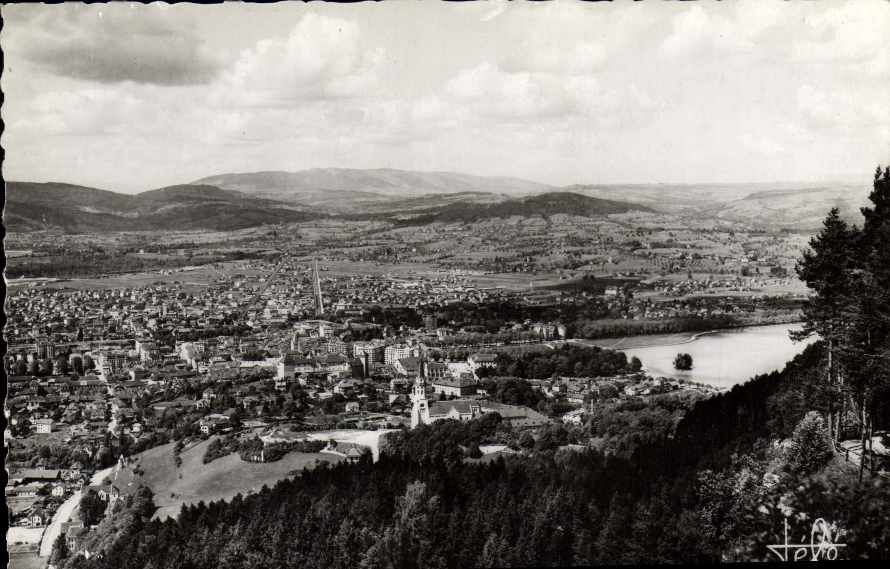 CPSM Annecy Vue Generale Et Le lac