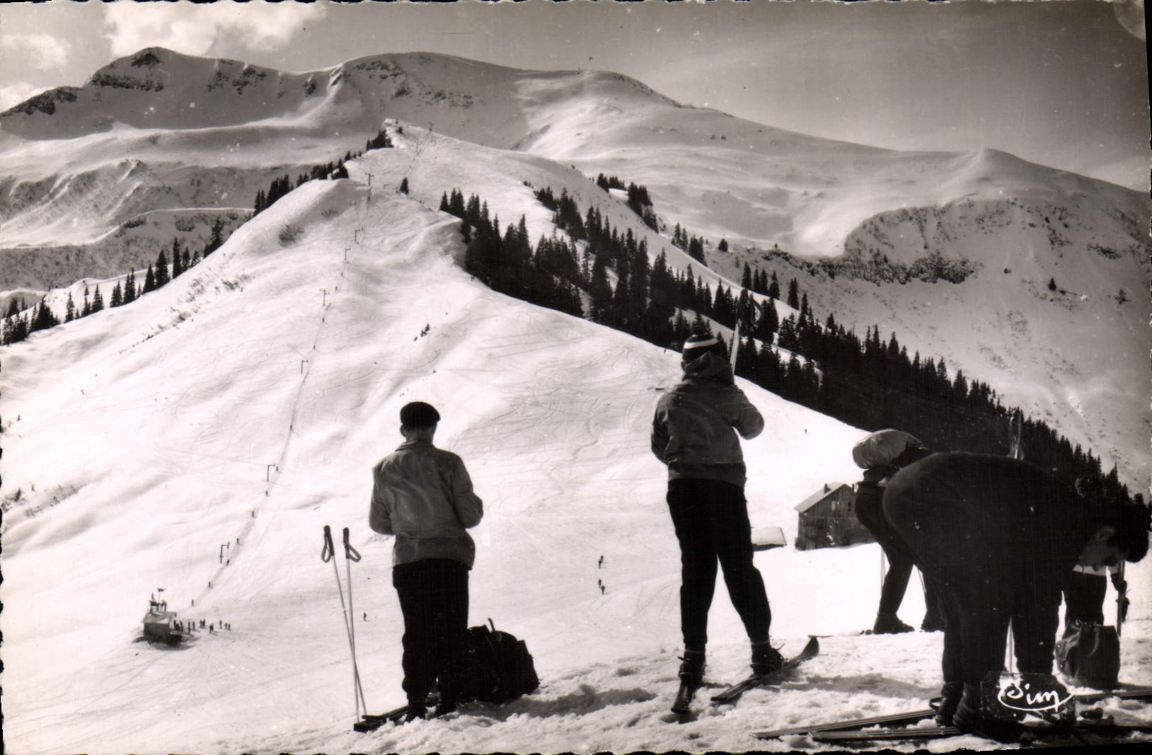 CPA Samoens Les Saix La Croix Berard
