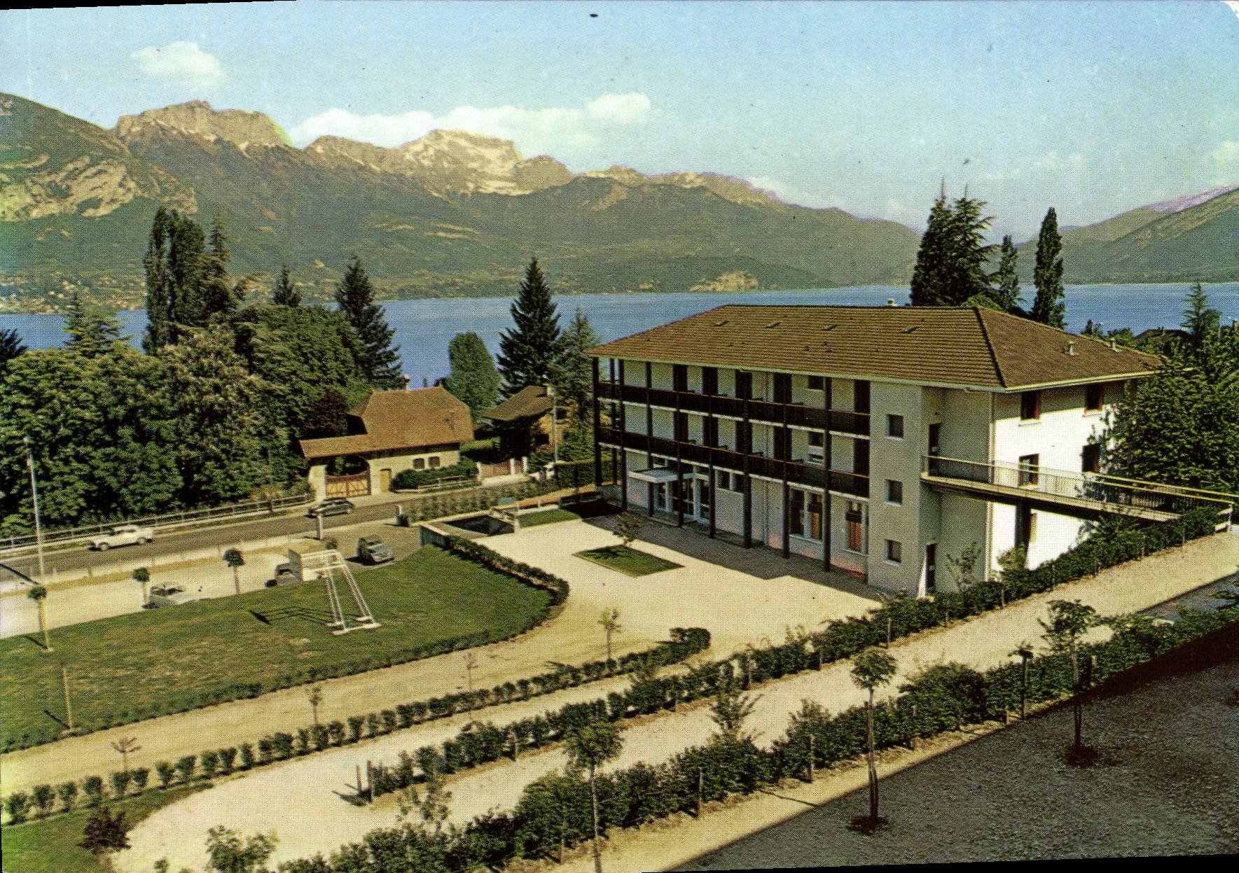 CPSM Vacances La Porte Ouverte Sevrier lac Annecy