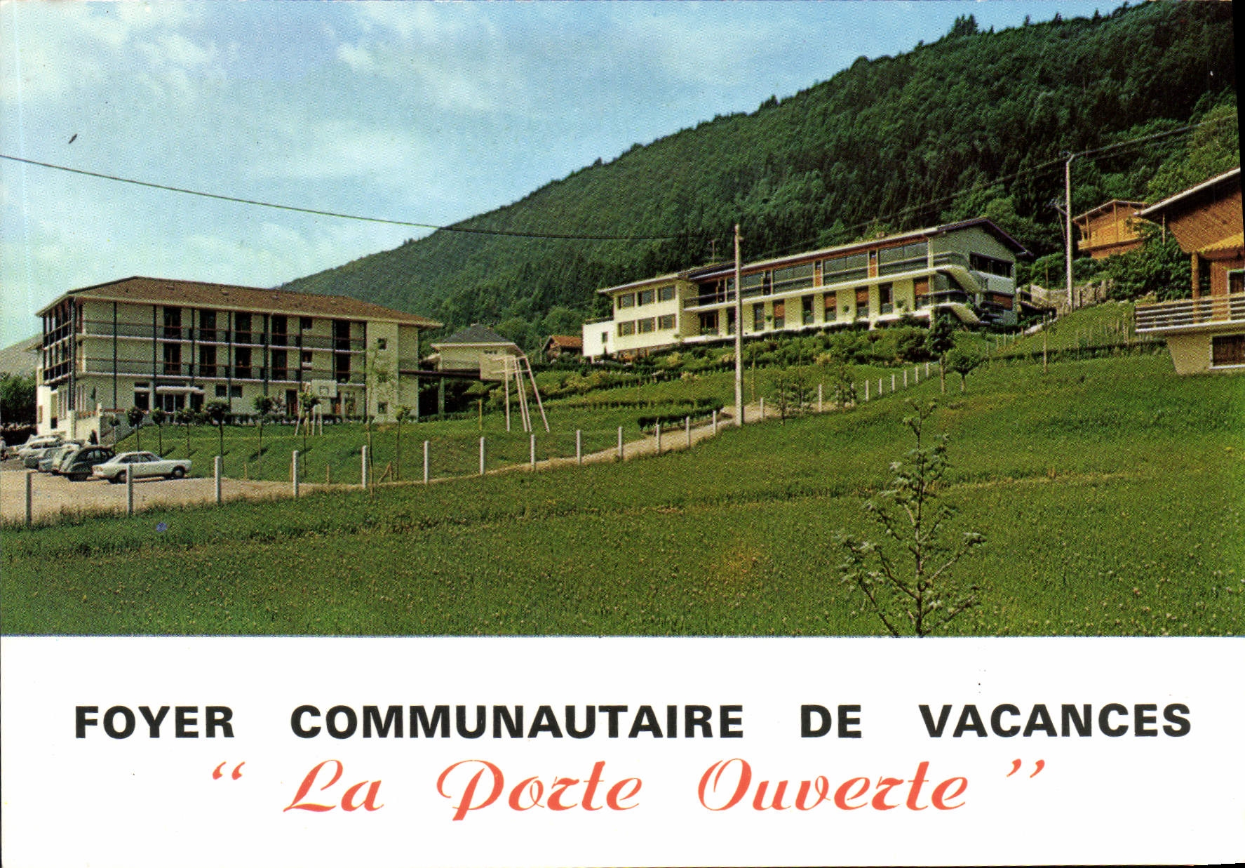 CPSM Vacances La Porte Ouverte Sevrier lac Annecy