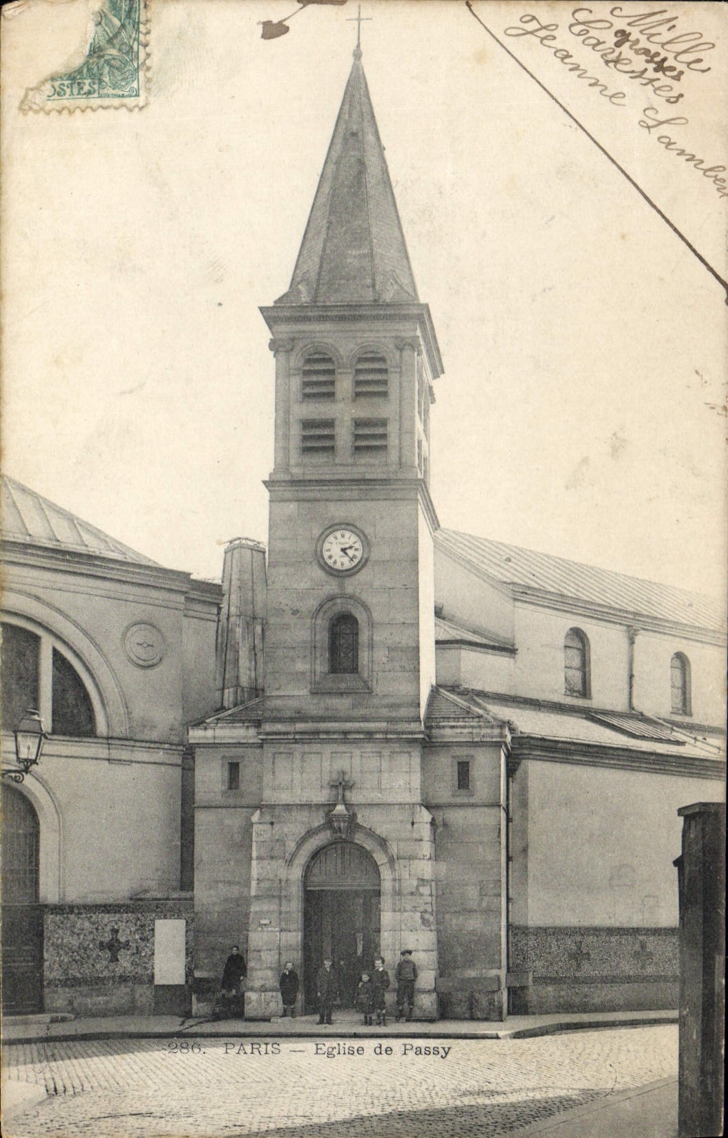 CPA Paris Eglise De Passy