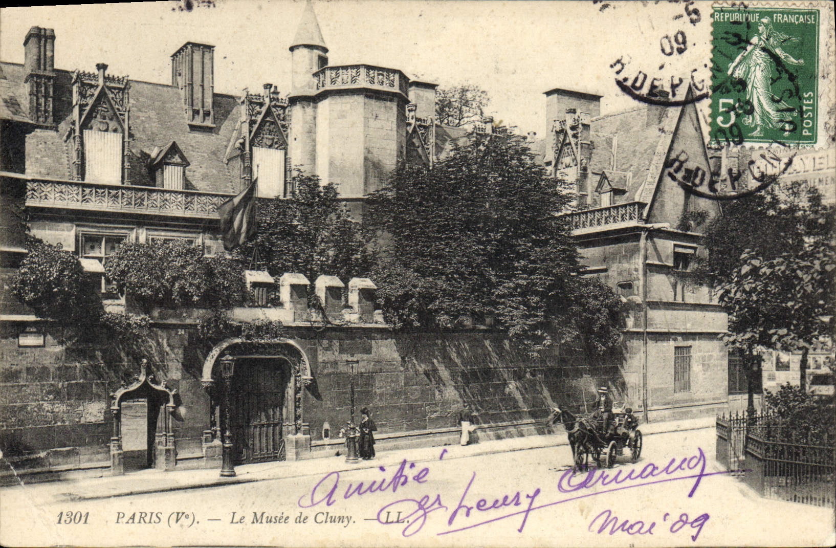 CPA Paris Le Musee De Cluny