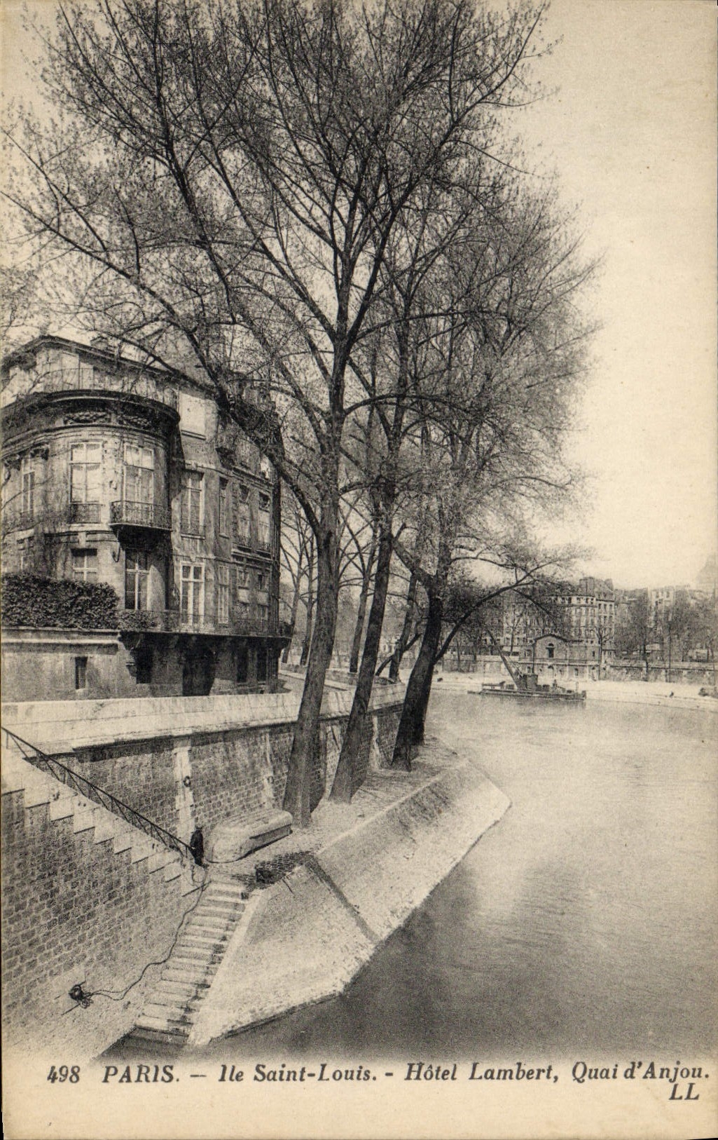 CPA Paris Ile Saint Louis Hotel Lambert Quai d'anjou
