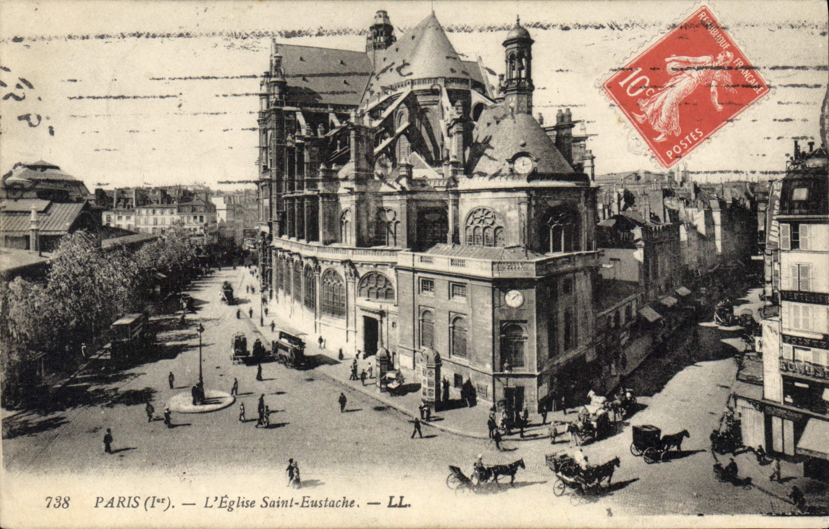 CPA Paris L'Eglise Saint Eustache