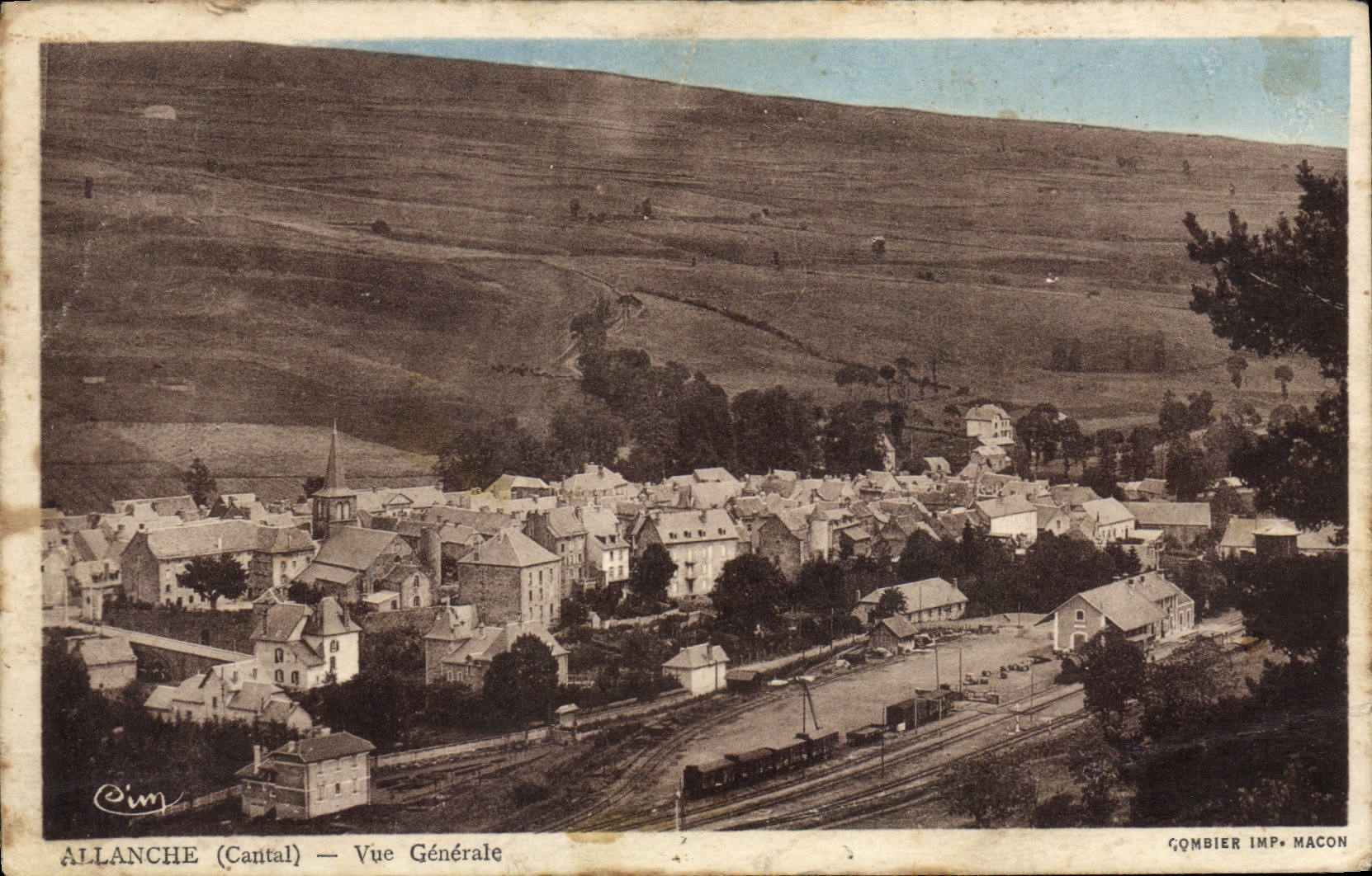 CPA Allanche Vue Generale