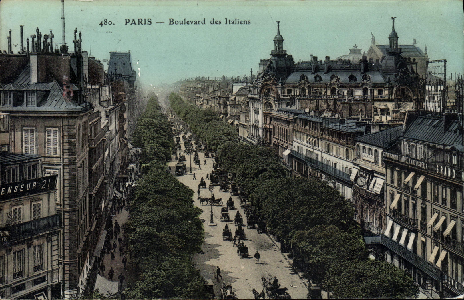CPA Paris Boulevard Des Italiens