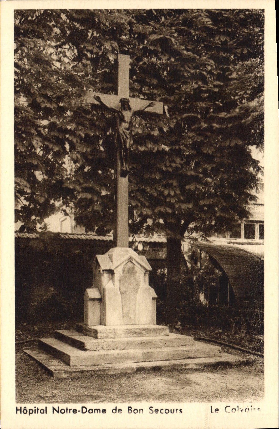 CPA Hopital Notre Dame De Bon Secours calvaire