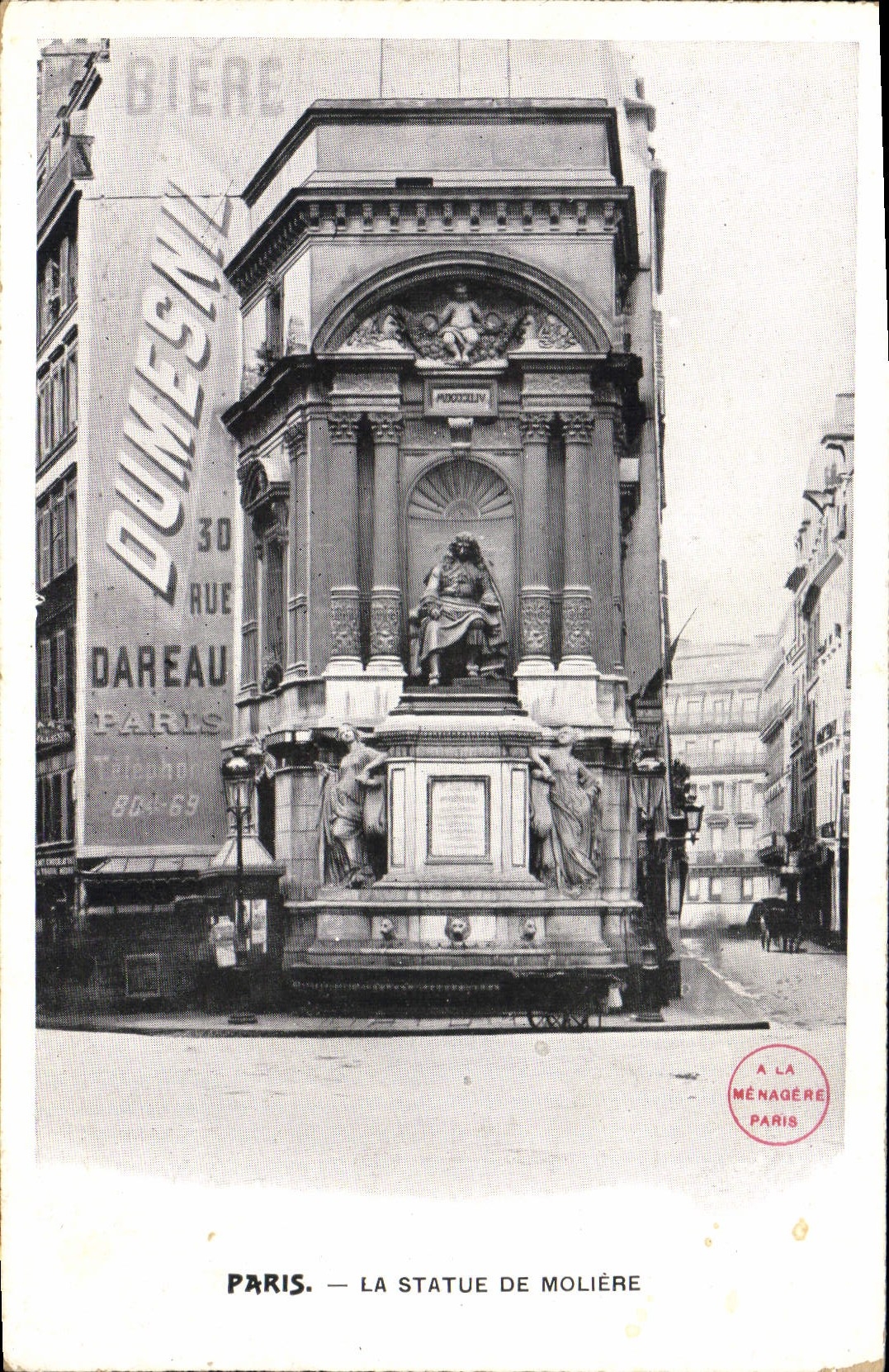 CPA Paris La Statue De Moliere