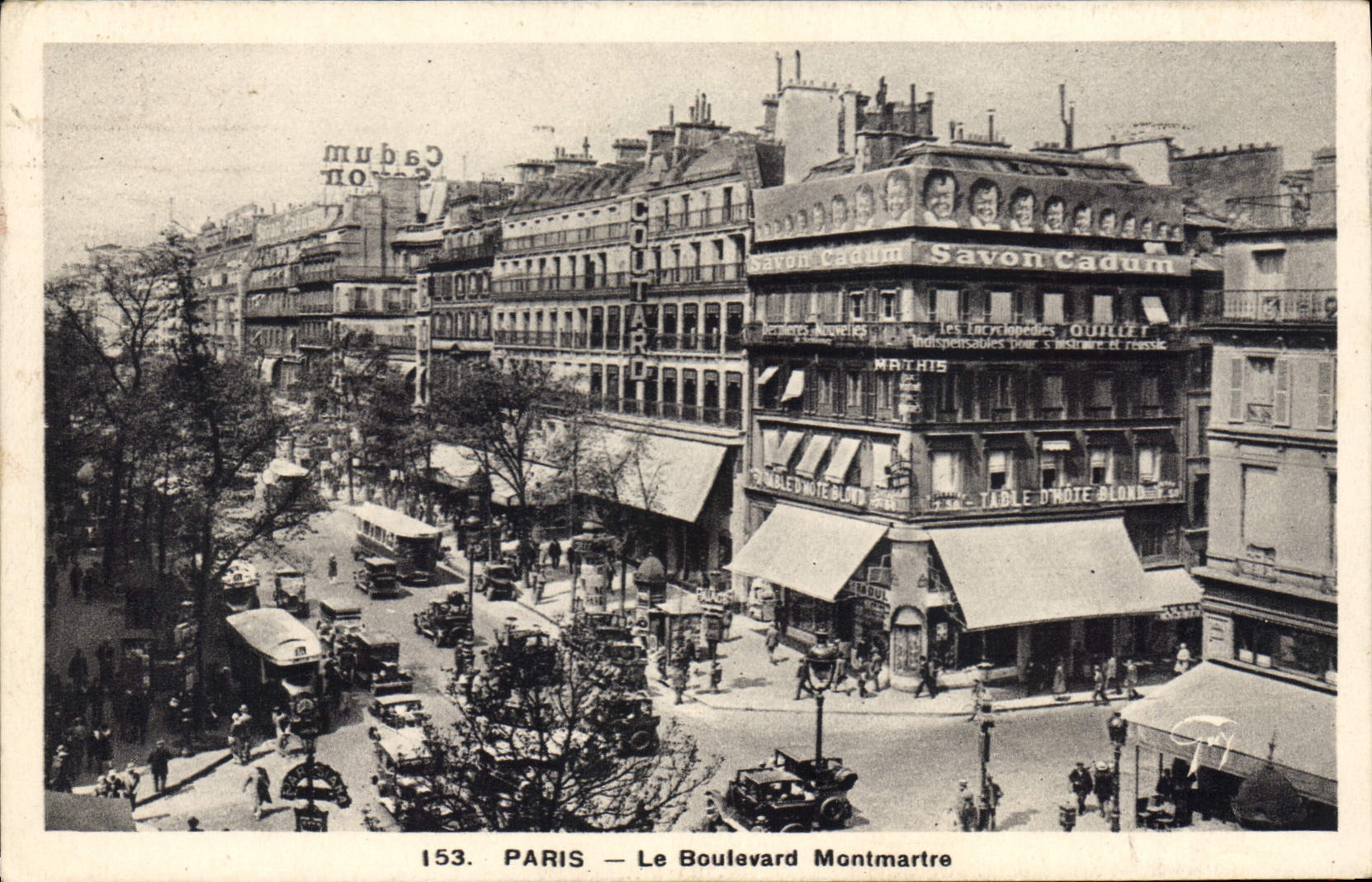 CPA Paris Le Boulevard Montmartre