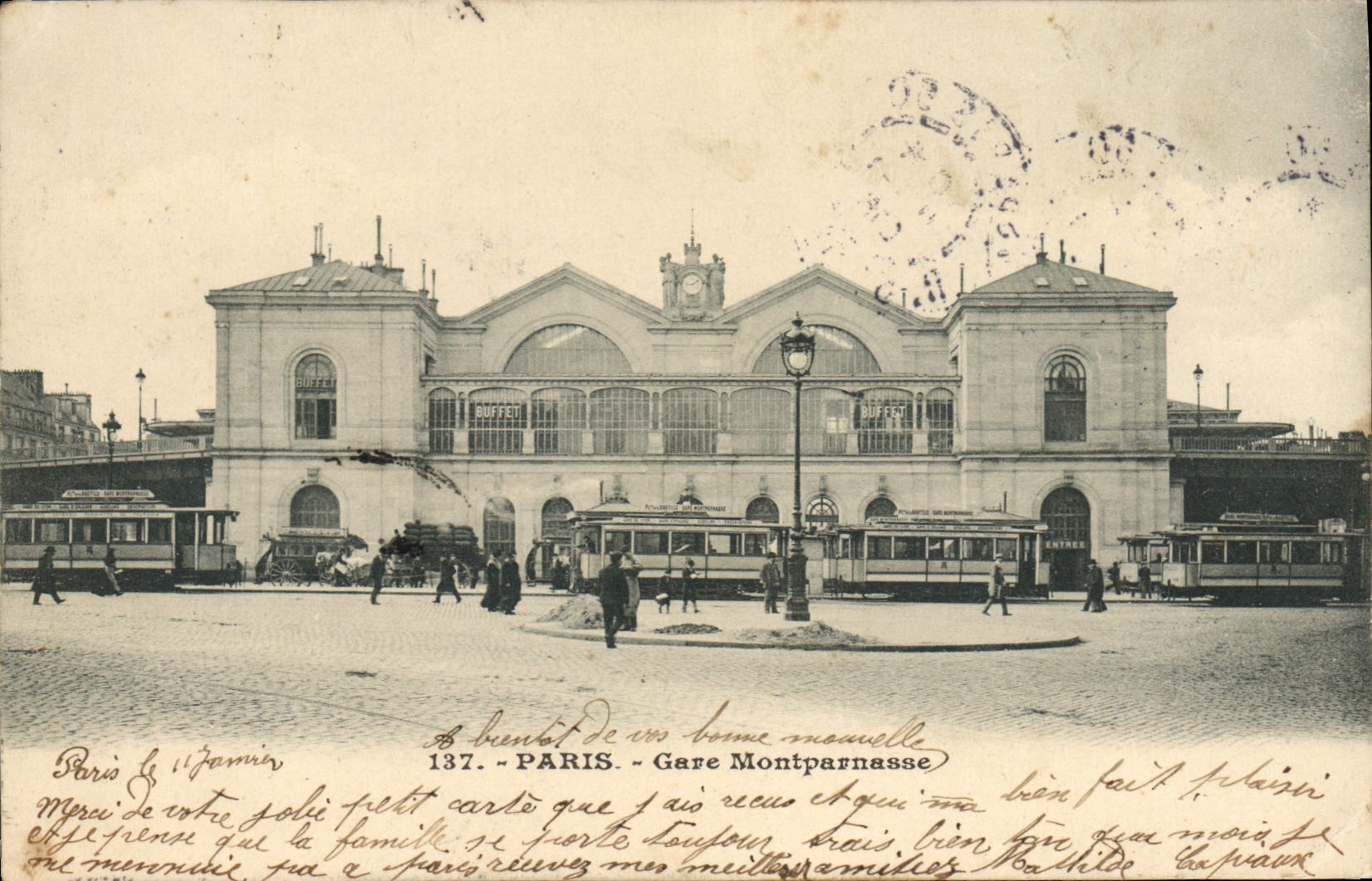 CPA Paris Gare Montparnasse