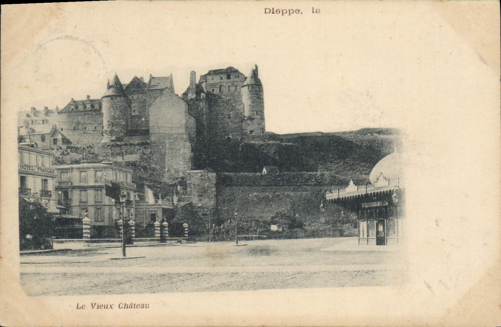 CPA Dieppe Le Vieux Château
