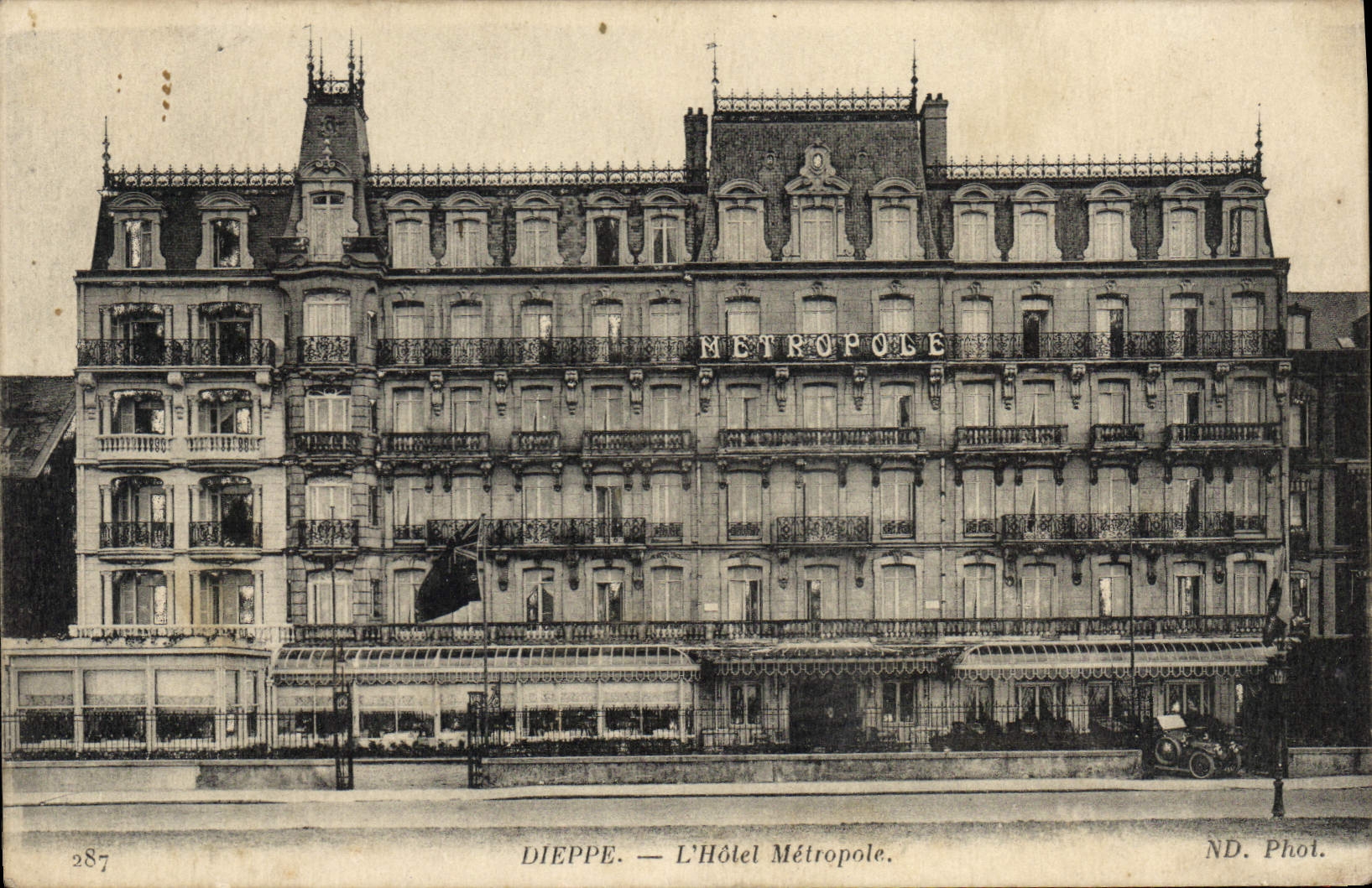 CPA Dieppe L'Hotel Metropole