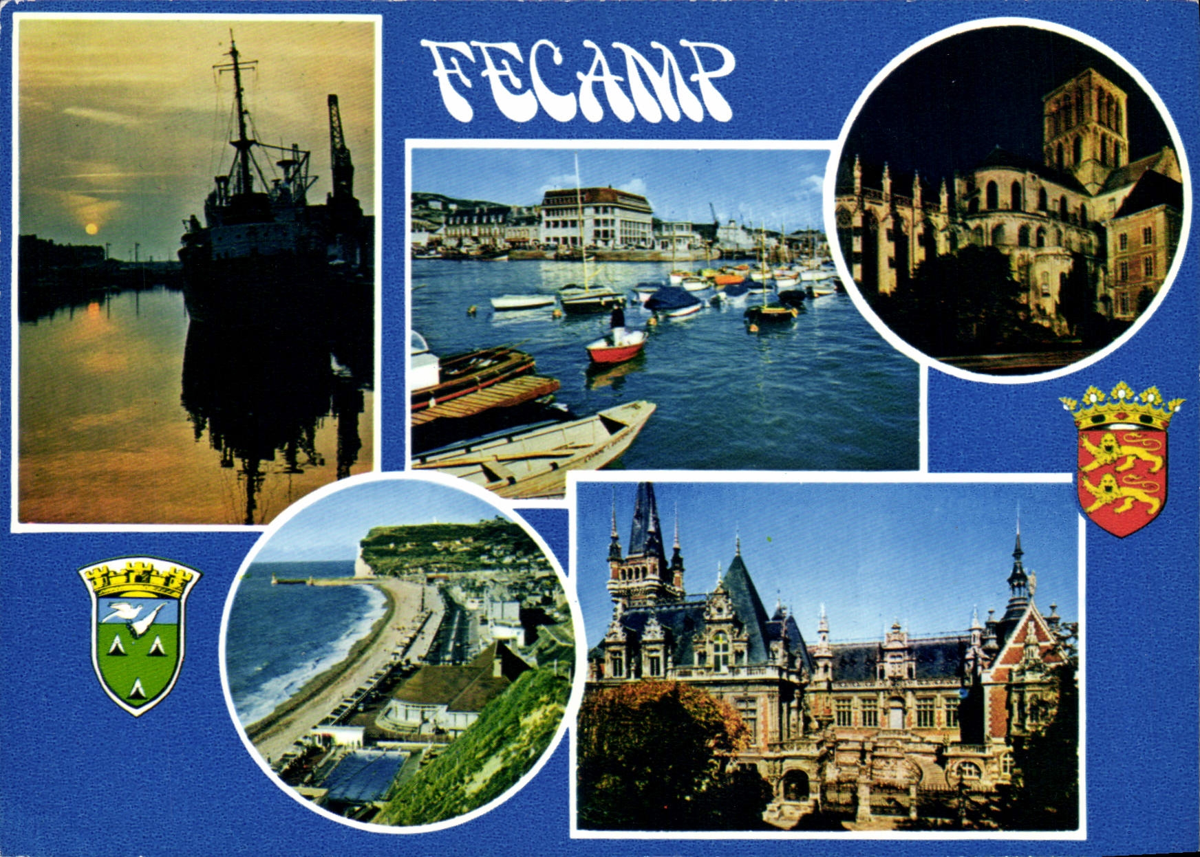 CPSM Fecamp vues diverses