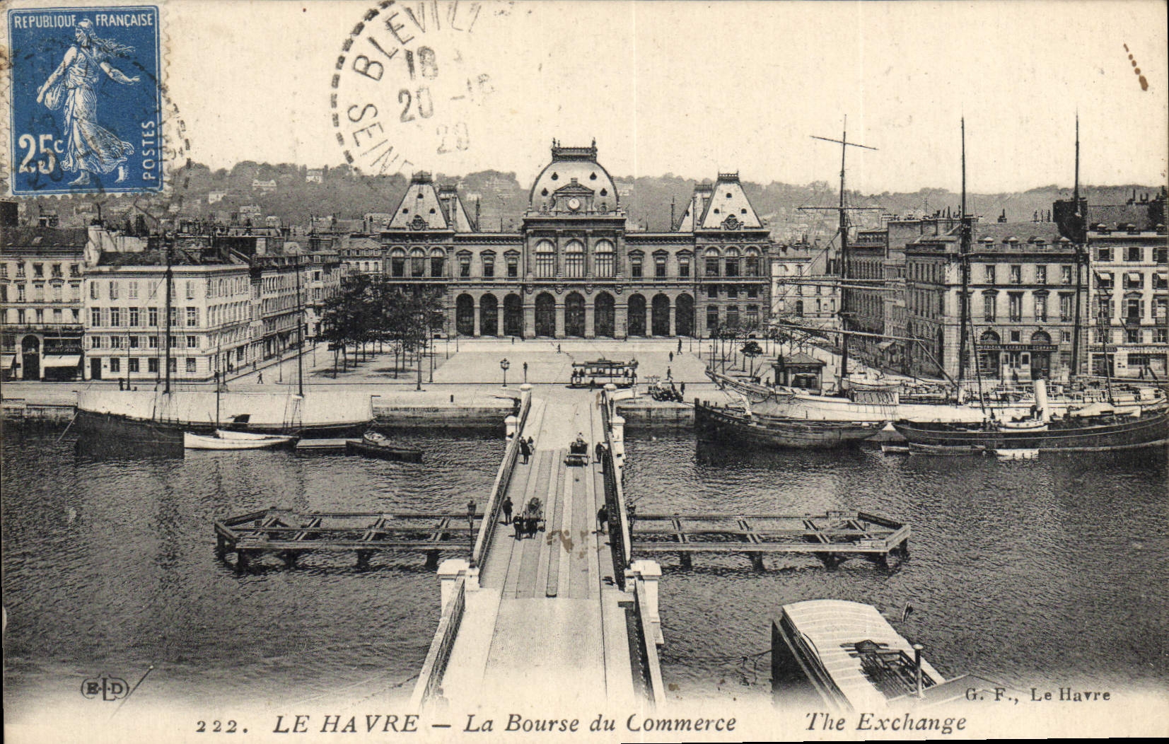CPA Le Havre La Bourse Du Commerce