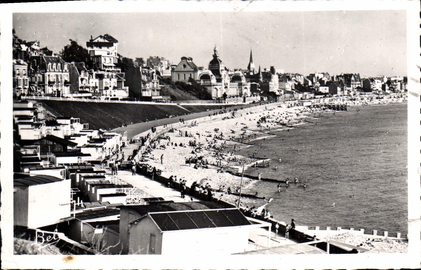 CPA Le Havre La Plage De Ste Adresse