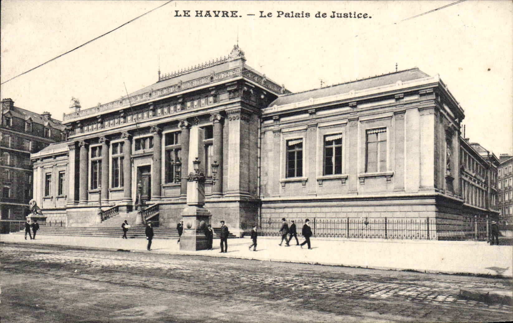 CPA Le Havre Le Palais De Justice