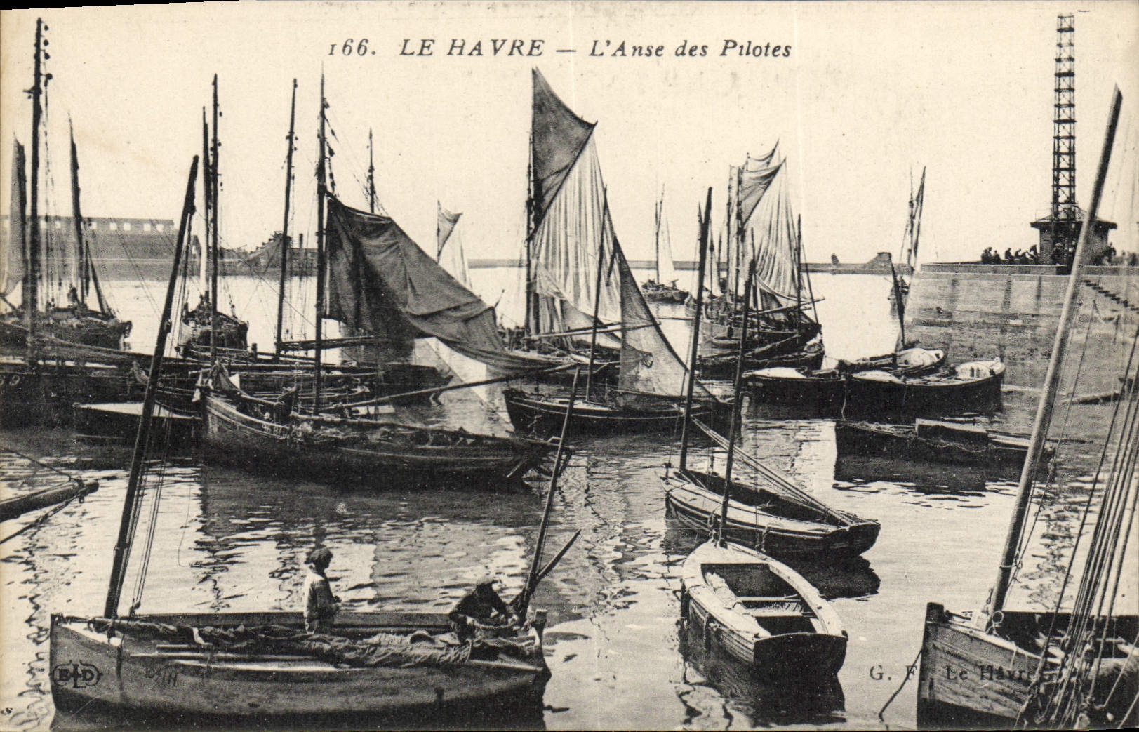 CPA Le Havre L'Anse Des Pilotes