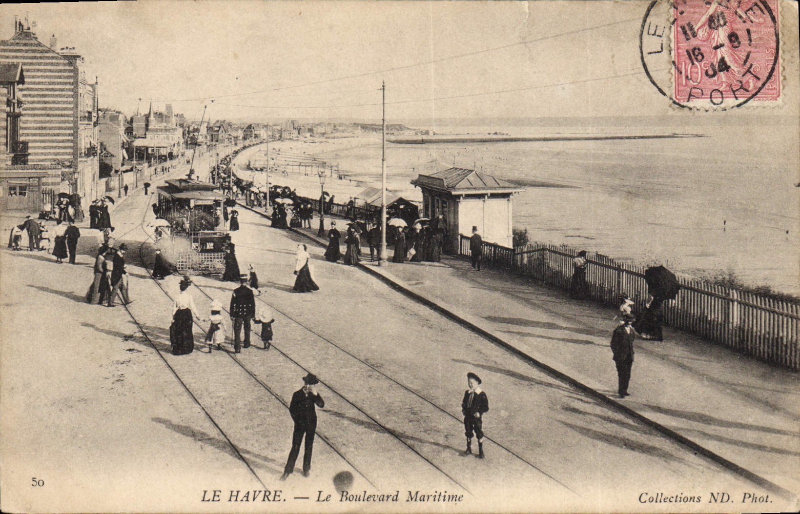 CPA Le Havre Le Boulevard Maritime