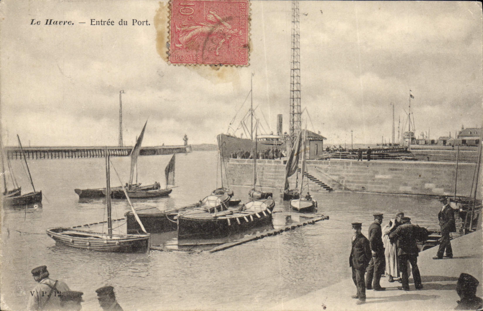 CPA Le Havre Entree Du Port
