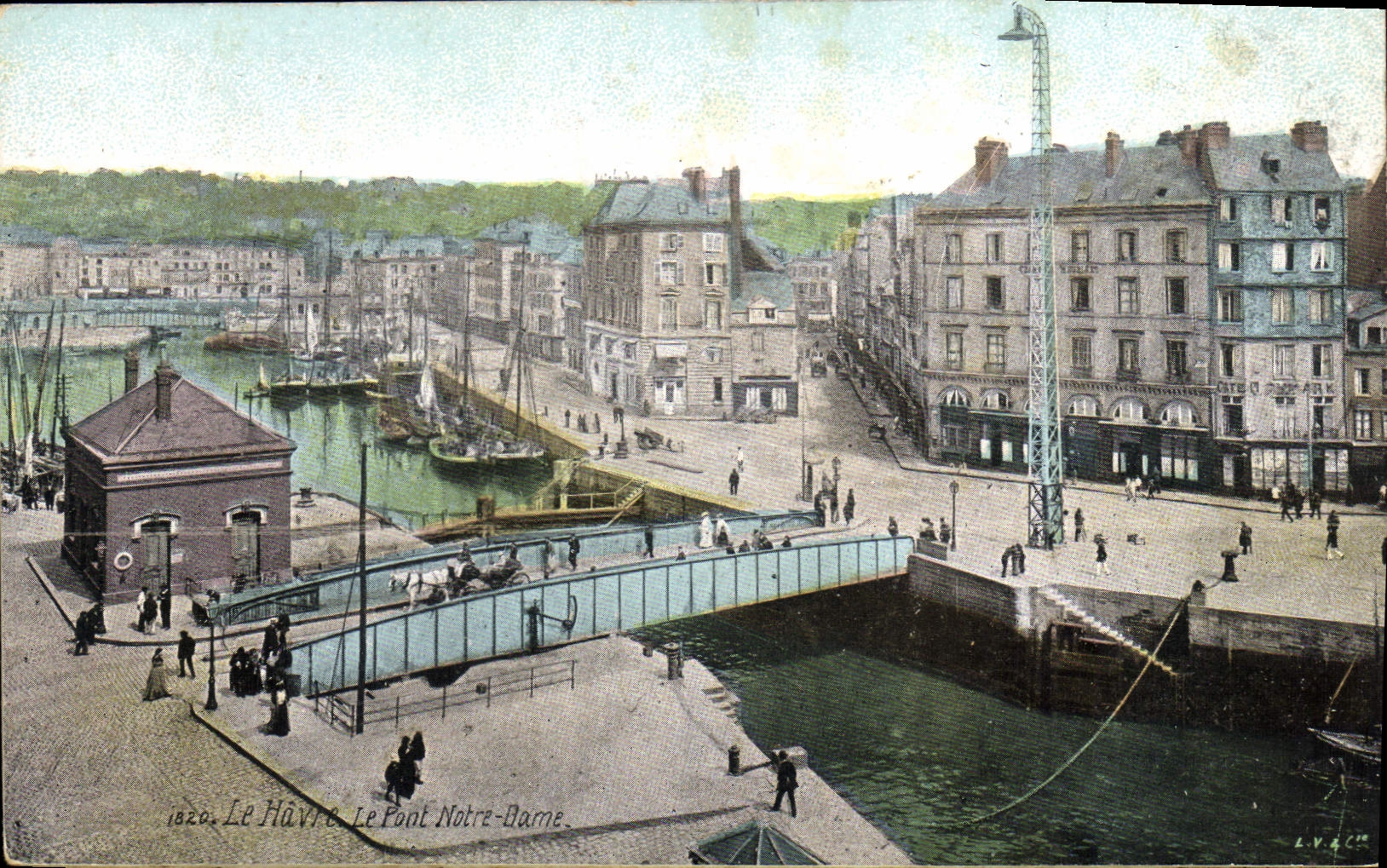 CPA Le Havre Le Pont Notre Dame