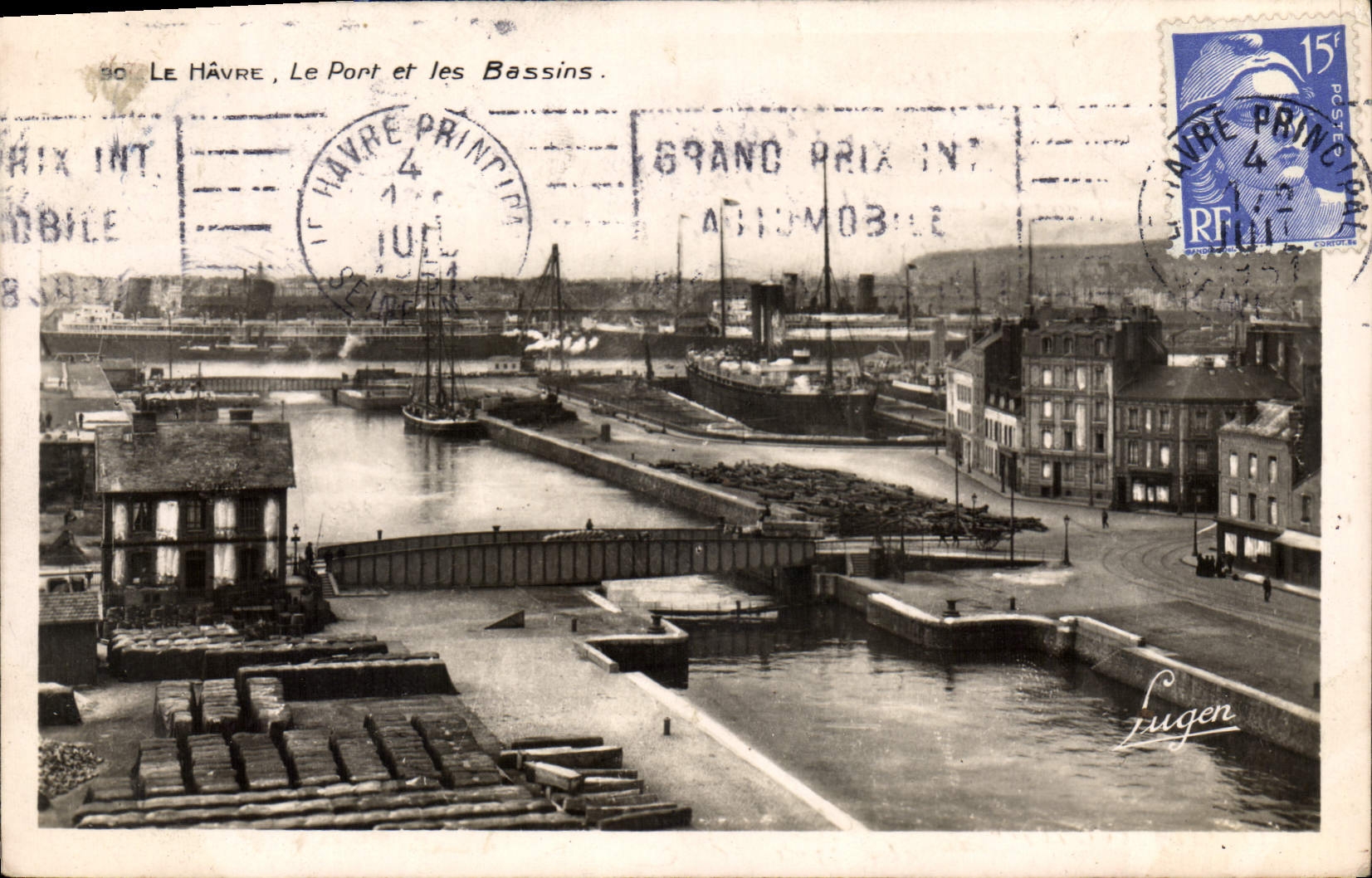 CPA Le Havre Le Port Et Les Bassins