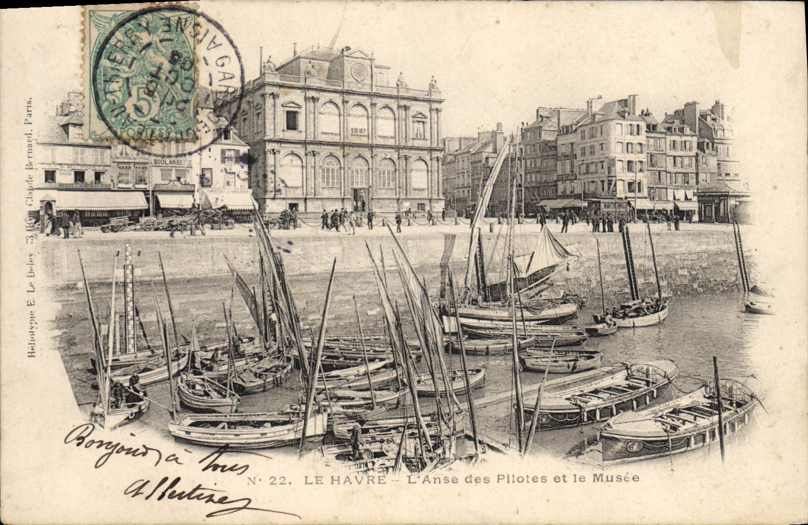 CPA Le Havre L'Anse Des Pilotes Et Le Musee