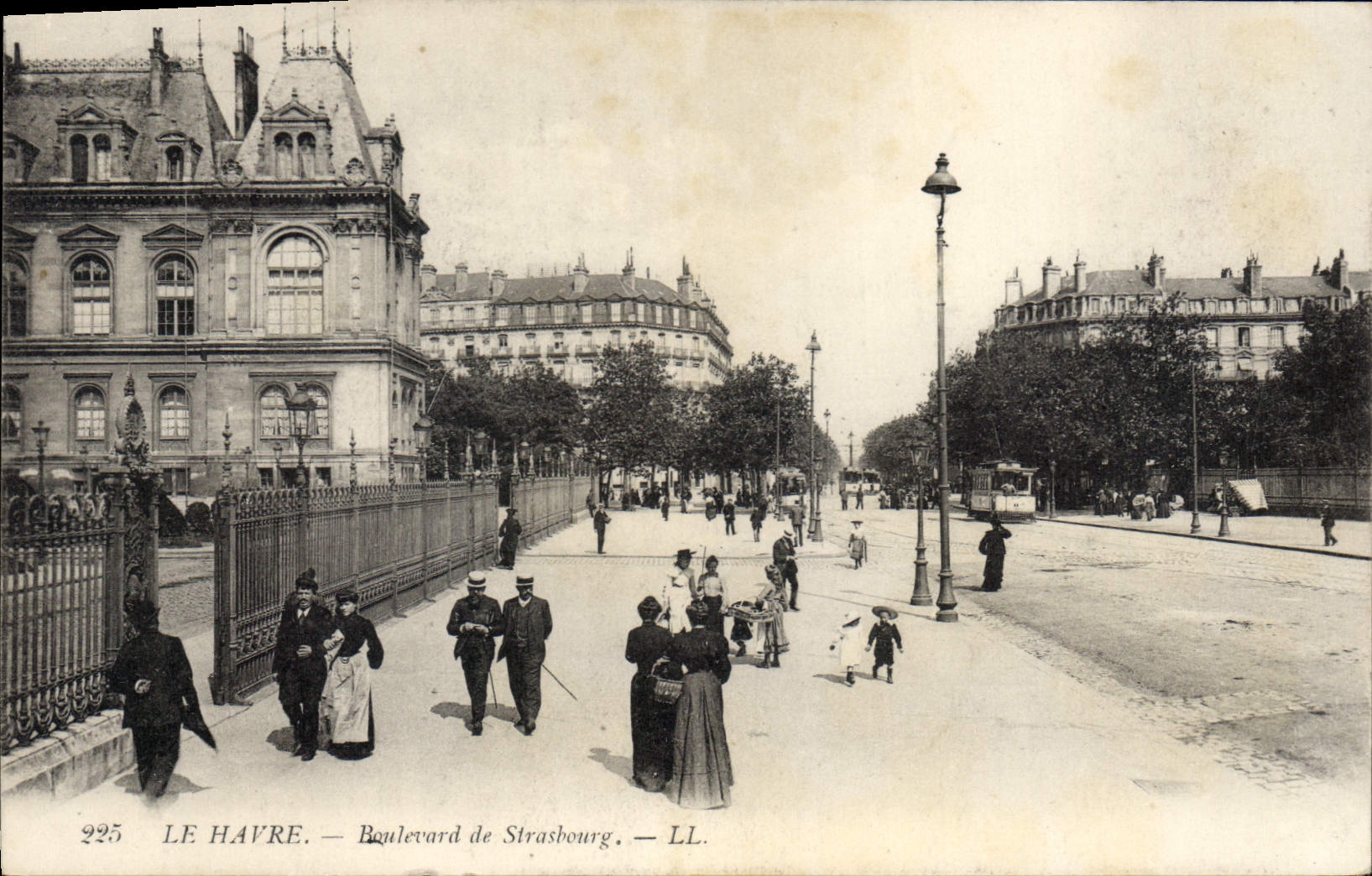 CPA Le Havre Boulevard De Strasbourg