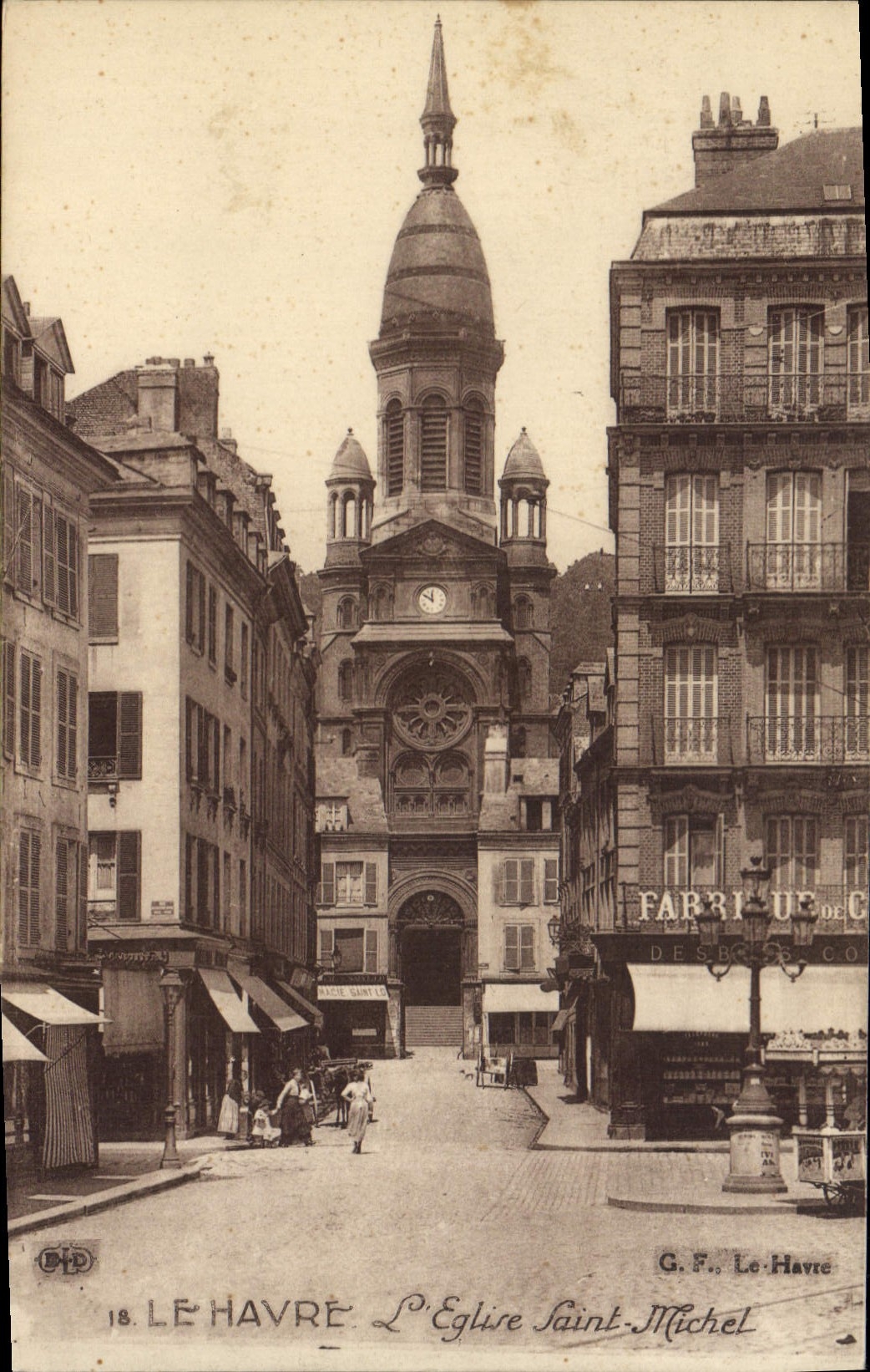 CPA Le Havre L'Eglise Saint Michel